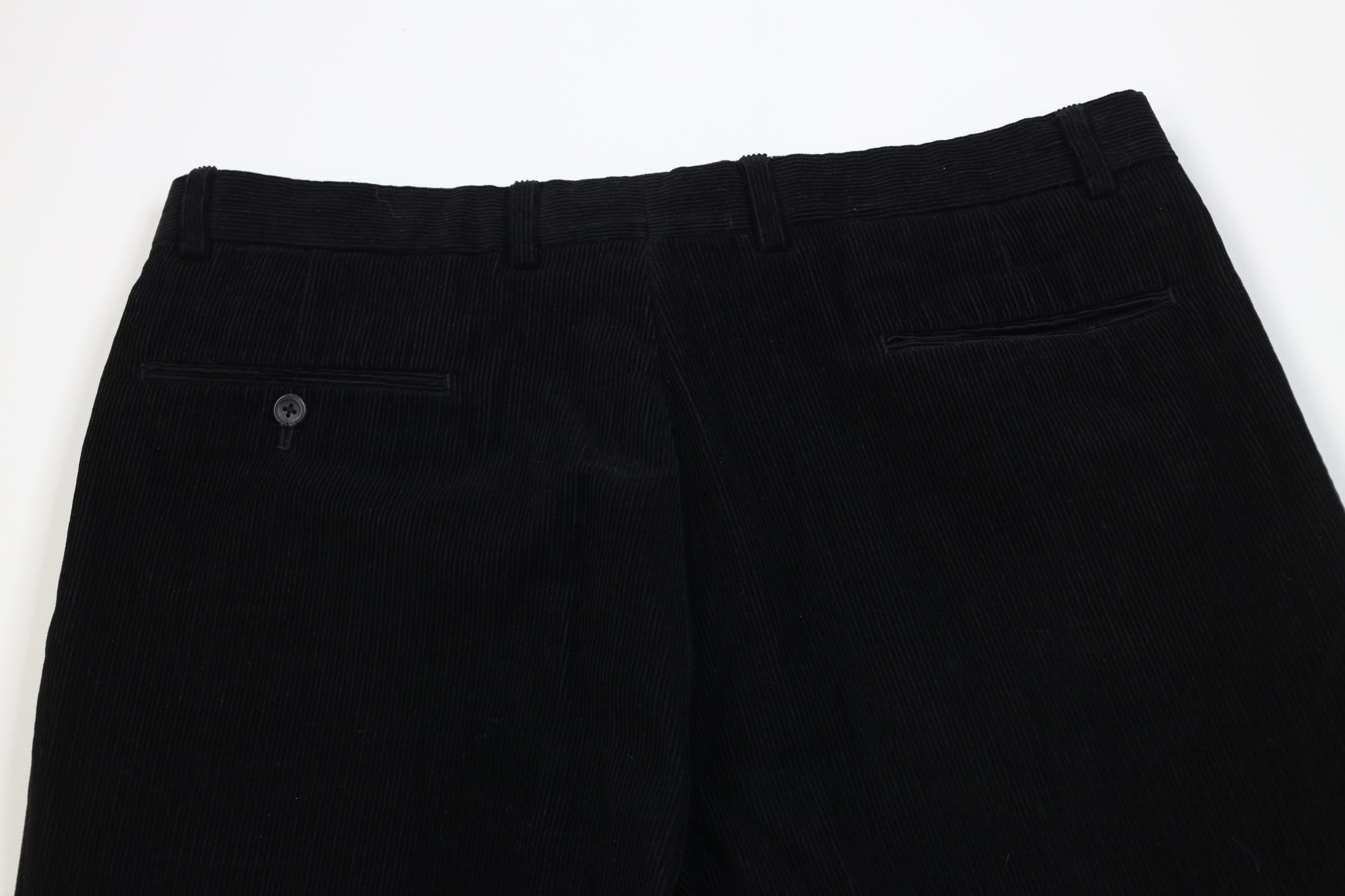Vintage Vintage 90s Streetwear Wide Leg Corduroy Chino Pants Black Size US 36 / EU 52 - 10 Thumbnail