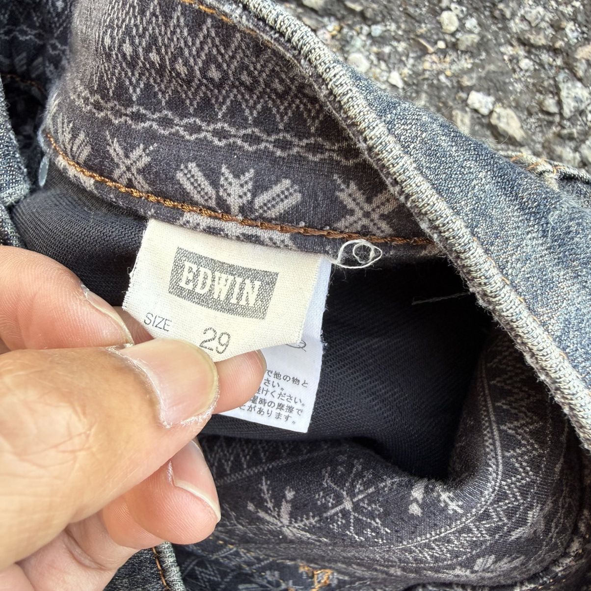 Edwin Vintage Edwin 503 Rusty Black Denim Jean Pants W30 Size US 30 / EU 46 - 14 Thumbnail