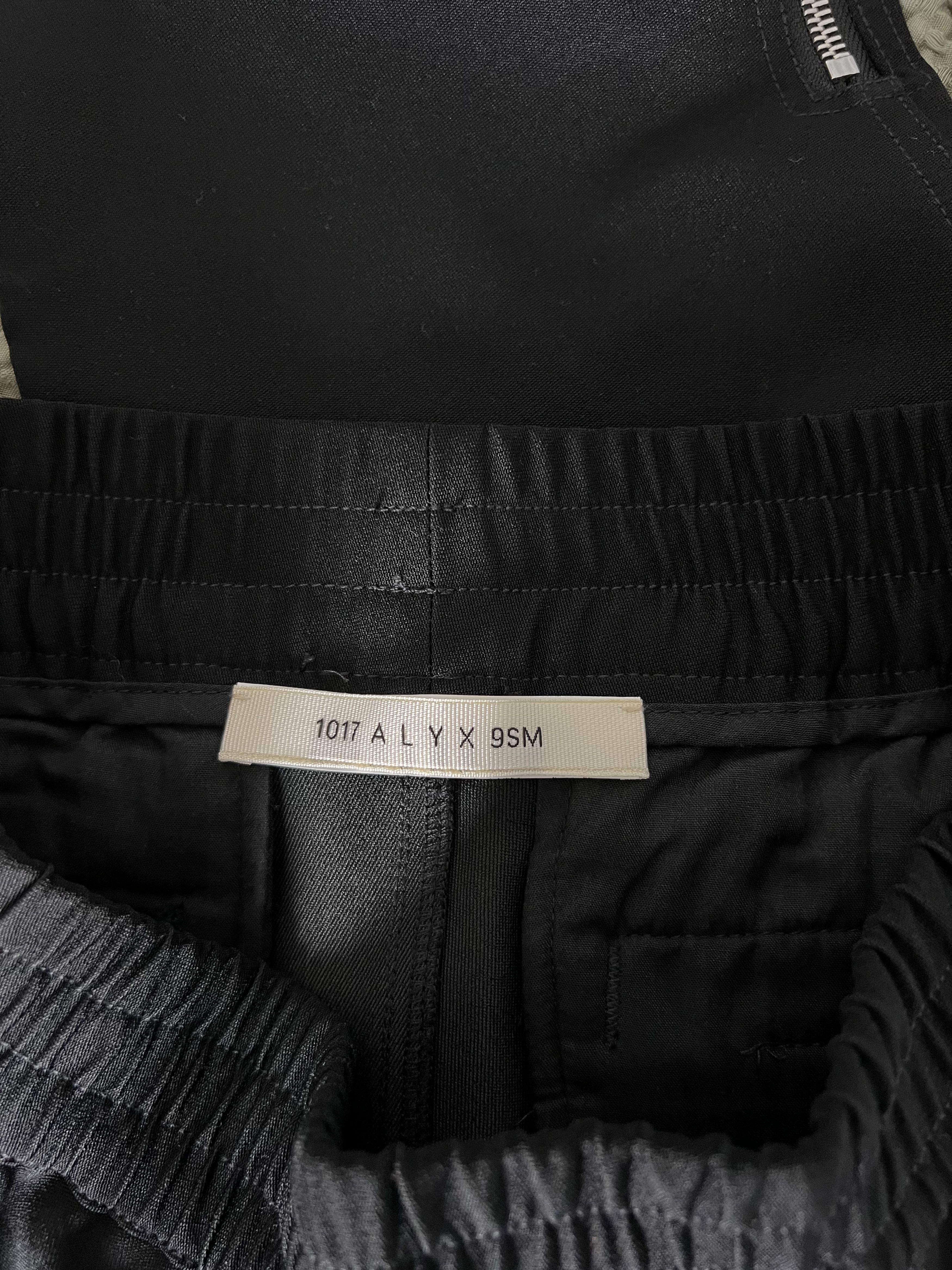 1017 ALYX 9SM 1017 Alyx 9SM Track Pants 2 with Buckle in Black Size US 32 / EU 48 - 9 Thumbnail