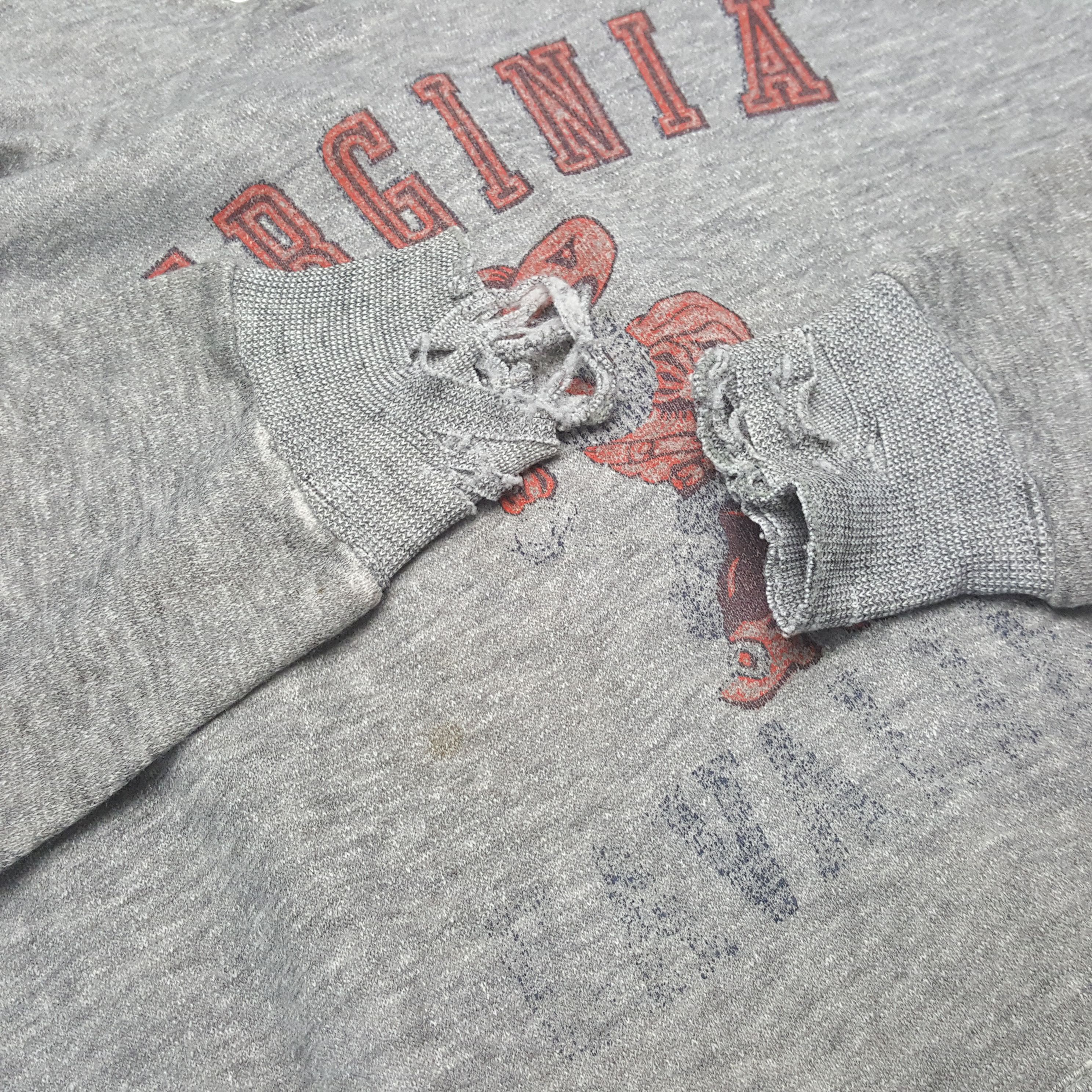 Vintage Vintage Virginia American State Distressed Hoodies RR5 Size US M / EU 48-50 / 2 - 7 Thumbnail
