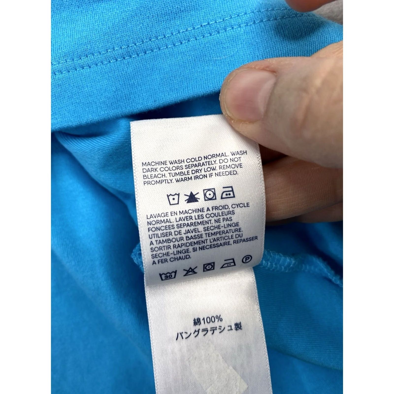 Lands' End Lands' End Woman Tank Top XL Blue 100% Cotton Sleeveless Scoop Neck Knit Pullover Casual Summer Spring Outdoor Size XL / US 12-14 / IT 48-50 - 7 Thumbnail