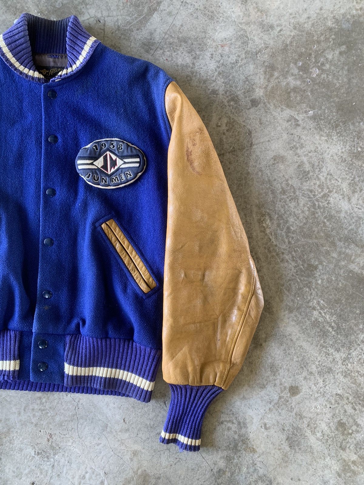 Vintage Vintage 1950’s Albion Award Jacket with jun men patch Size US L / EU 52-54 / 3 - 5 Thumbnail