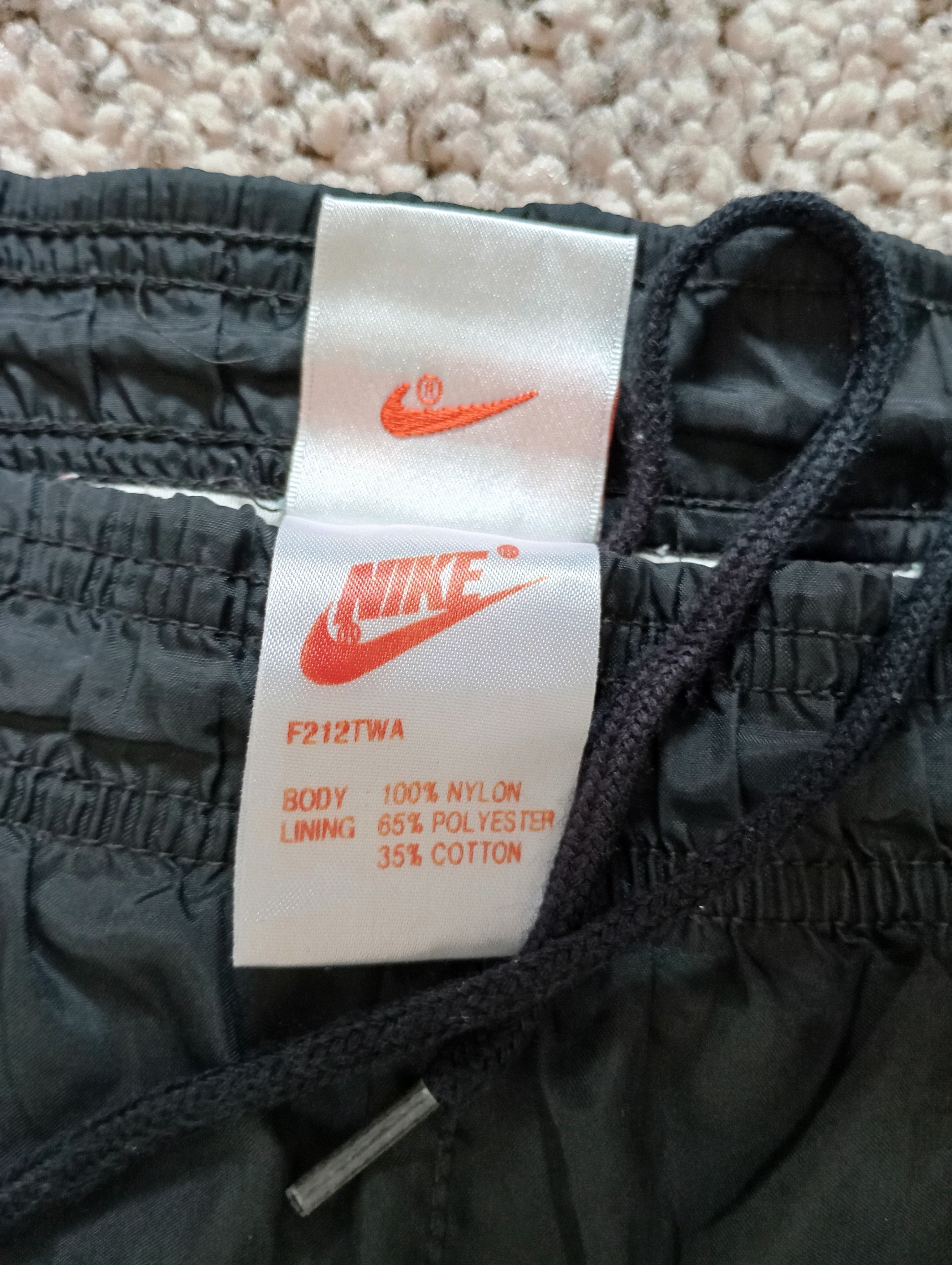 Nike × Vintage Nike Track Pants Vintage Drill Y2K Swoosh Jogger Size US 34 / EU 50 - 2 Thumbnail