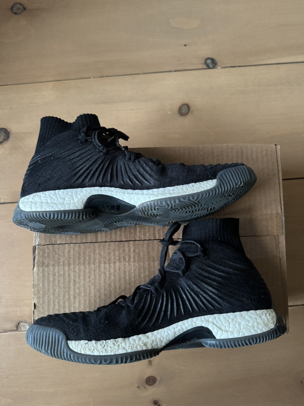 Adidas Adidas Crazy Explosive 2017 Primeknit Core Black Size US 15 / EU 48 - 2 Thumbnail
