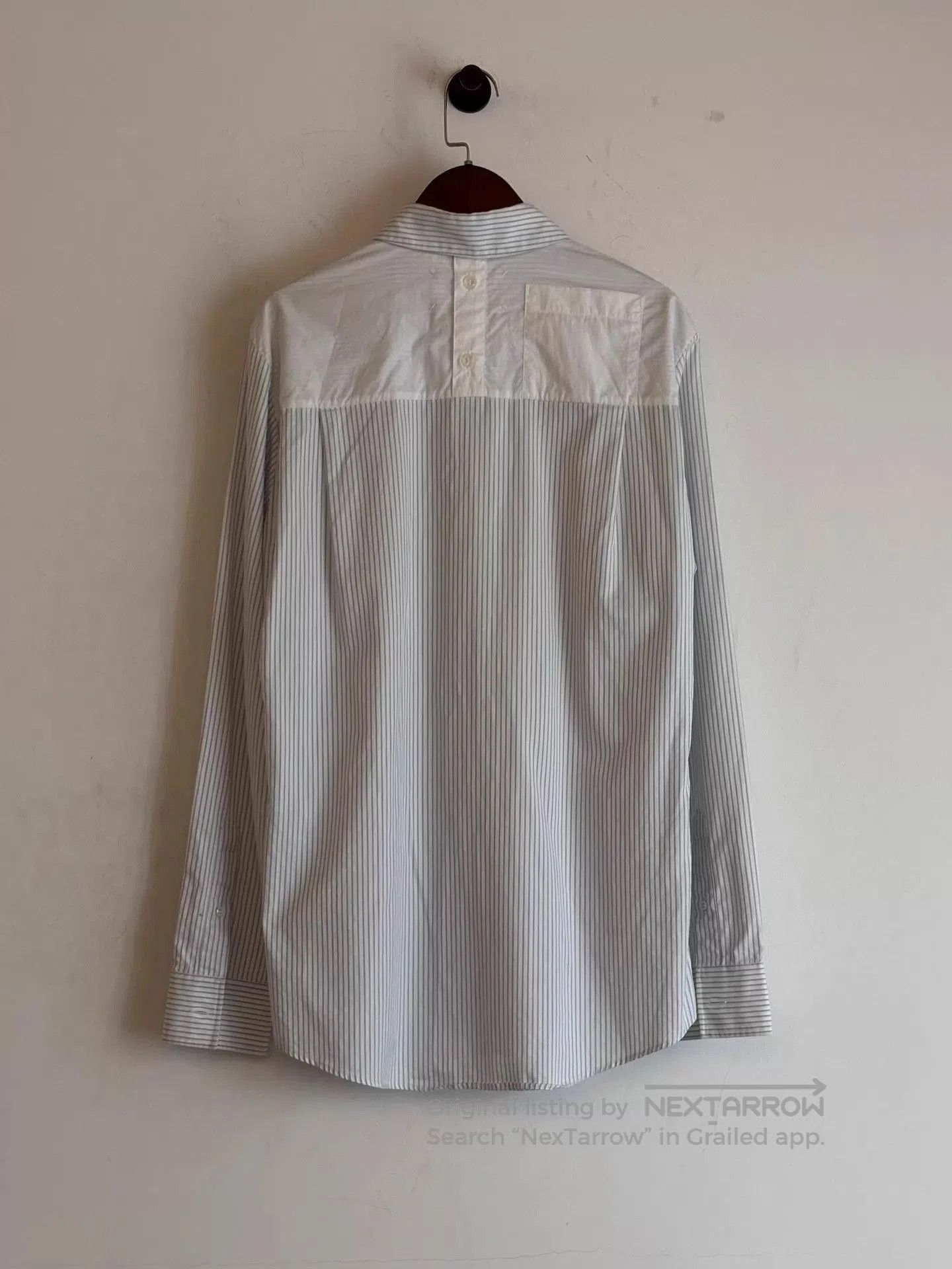 Maison Margiela White Striped Long Sleeve Button. Size US S / EU 44-46 / 1 - 1 Thumbnail