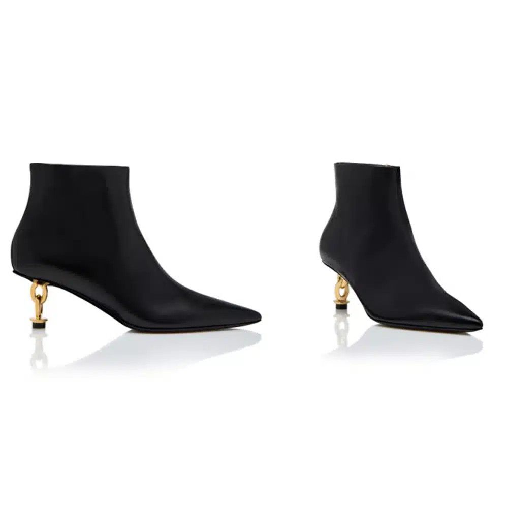 Tom Ford o1loc1c1124 W3104T Kitten Heel Booties in Black Size US 10 / IT 40 - 3 Thumbnail