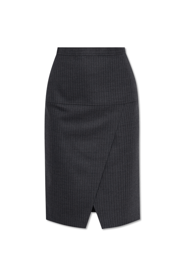 o1s1wg110226 Midi Skirt in Dark Gray