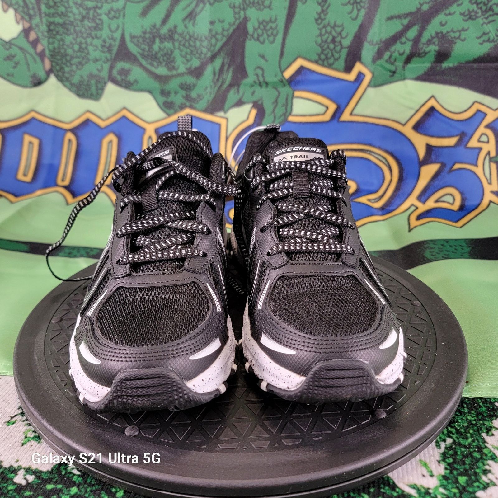 SKECHERS Skechers Women's Sz 7.5 Black Hillcrest Hiker Shoe, 179097S Size US 7.5 / IT 37.5 - 2 Thumbnail