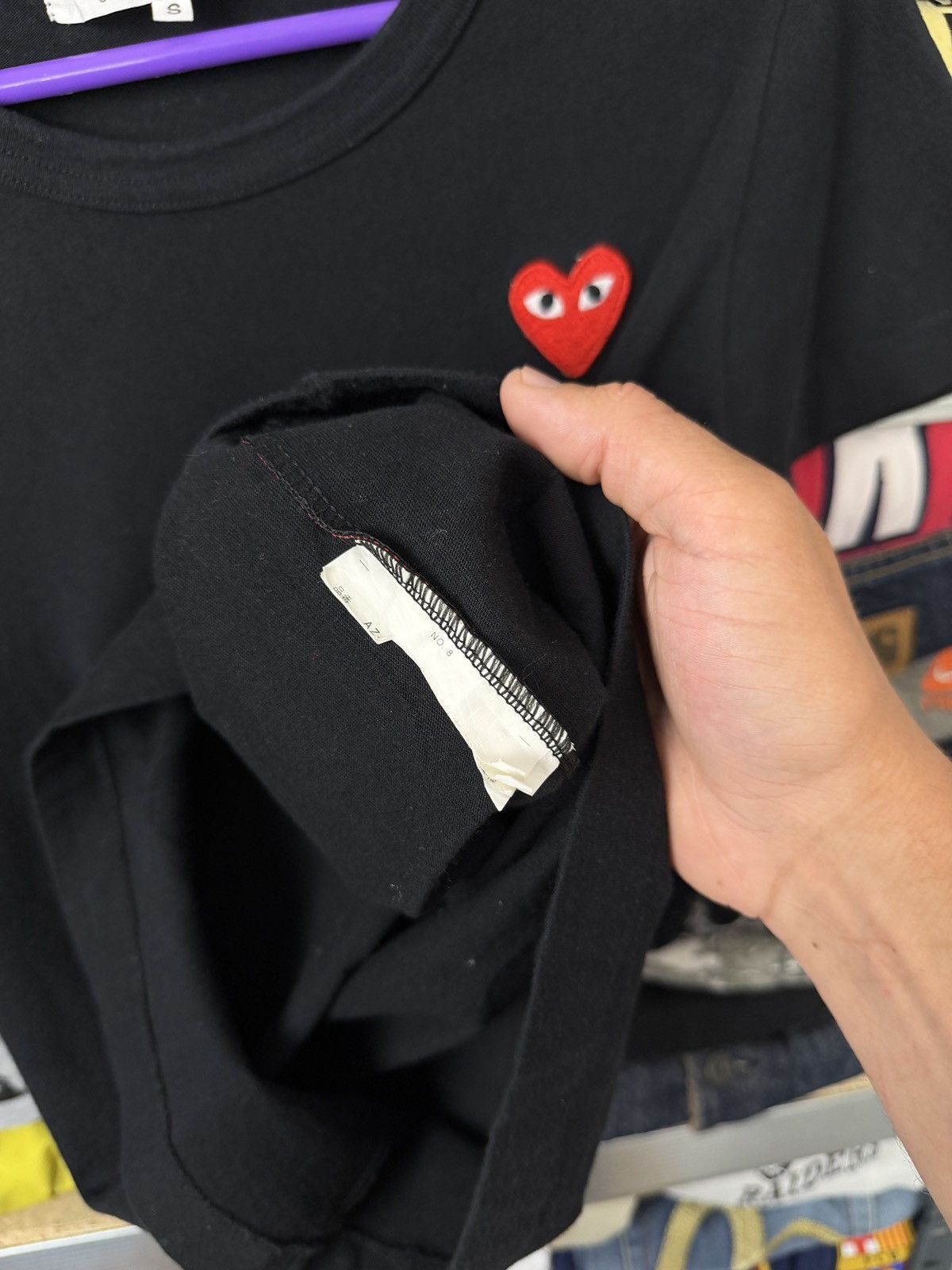 Comme des Garcons PLAY Comme Des Garcons Play CDG White y2k Tee Size US S / EU 44-46 / 1 - 7 Thumbnail