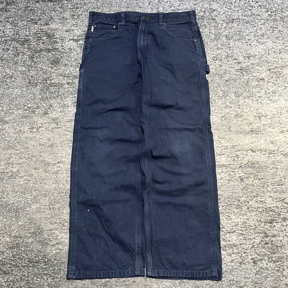 Carhartt Vintage Carhartt Baggy Wide Leg Skater Carpenter Pants Size US 34 / EU 50 - 2 Thumbnail