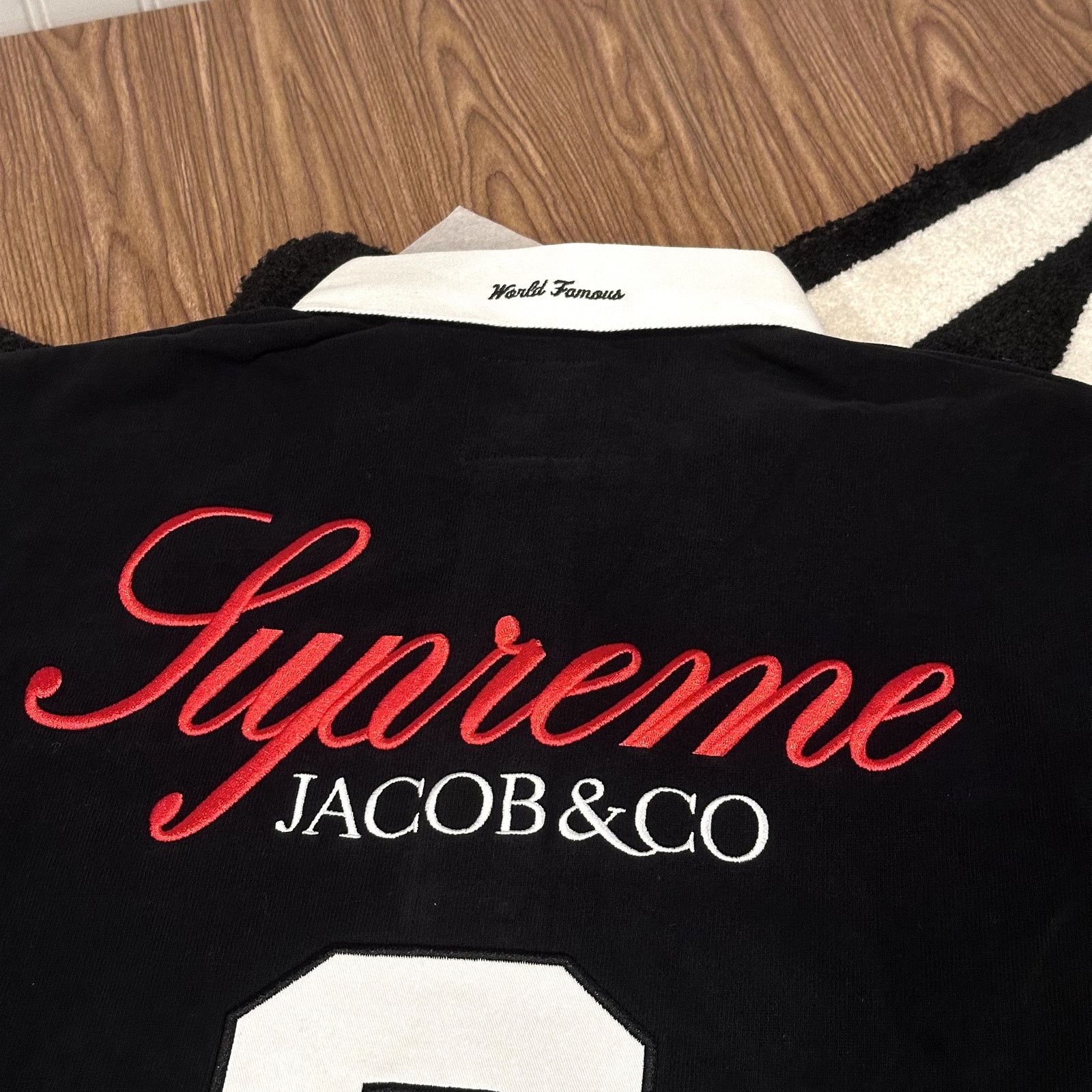 Supreme Supreme La Martina Rugby Stripe Black – Small Size US S / EU 44-46 / 1 - 6 Thumbnail