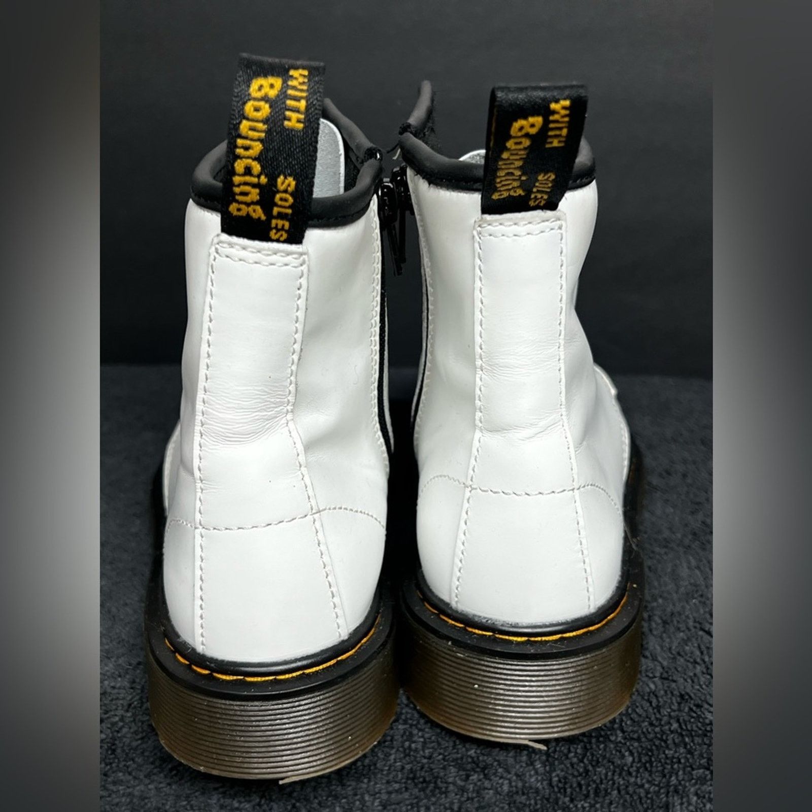 Dr. Martens Dr Doc Martens 1460J Combat Boots Smooth Womens 5 Grunge Size US 5 / IT 35 - 4 Thumbnail