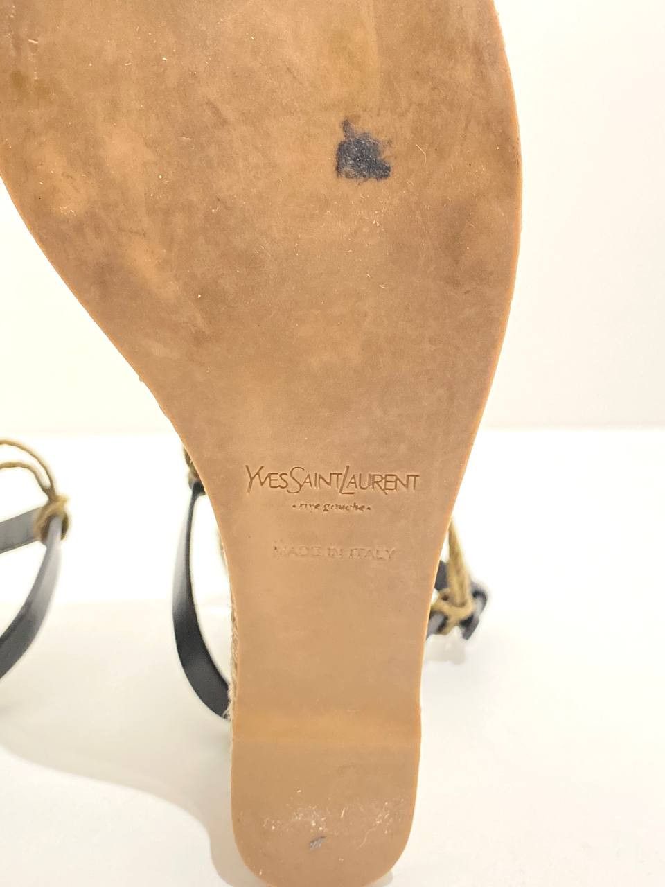 Yves Saint Laurent Yves Saint Laurent YSL Platform Sandals Leather High Heels Size US 8 / IT 38 - 14 Thumbnail