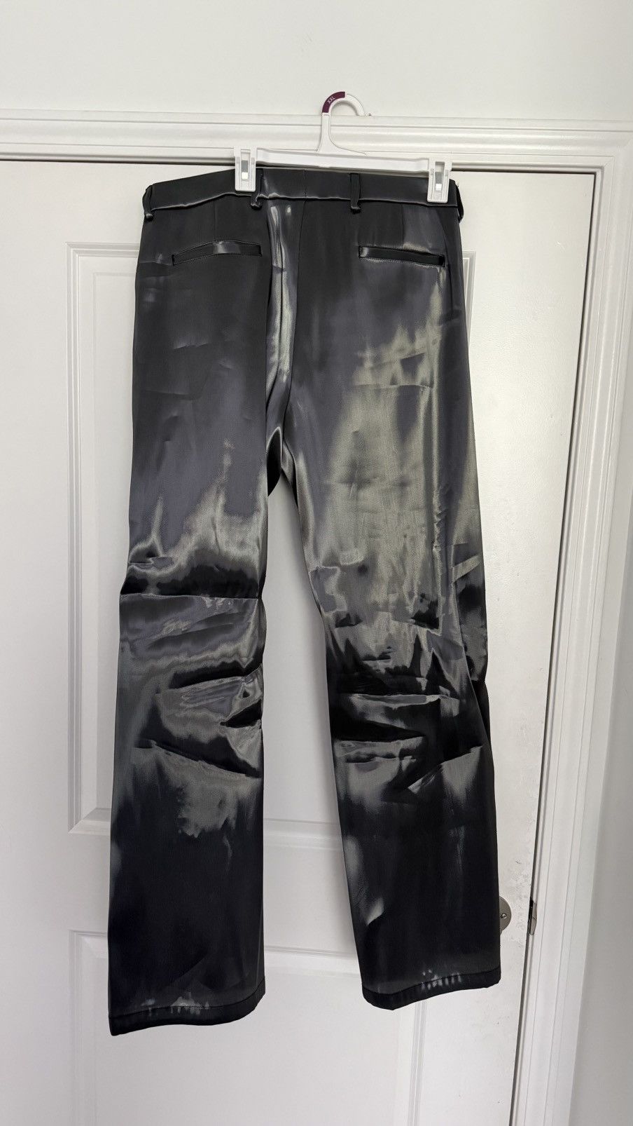 Heliot Emil Liquid Metal Trousers in Silver, Men's (Size 36) — image 3 of 6