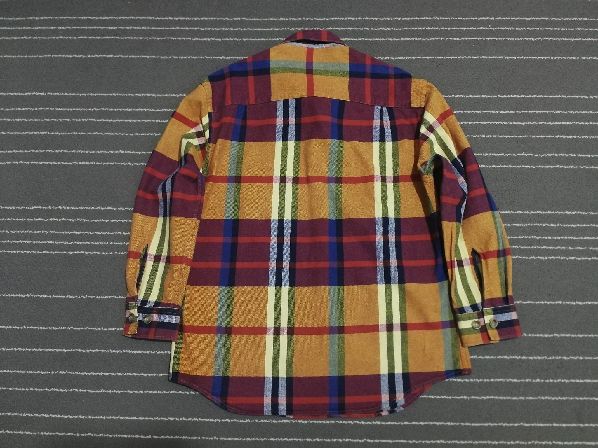 Designer Canclini X SERGE BLANCO Sur chemise rugby flannel L Size US M / EU 48-50 / 2 - 2 Thumbnail