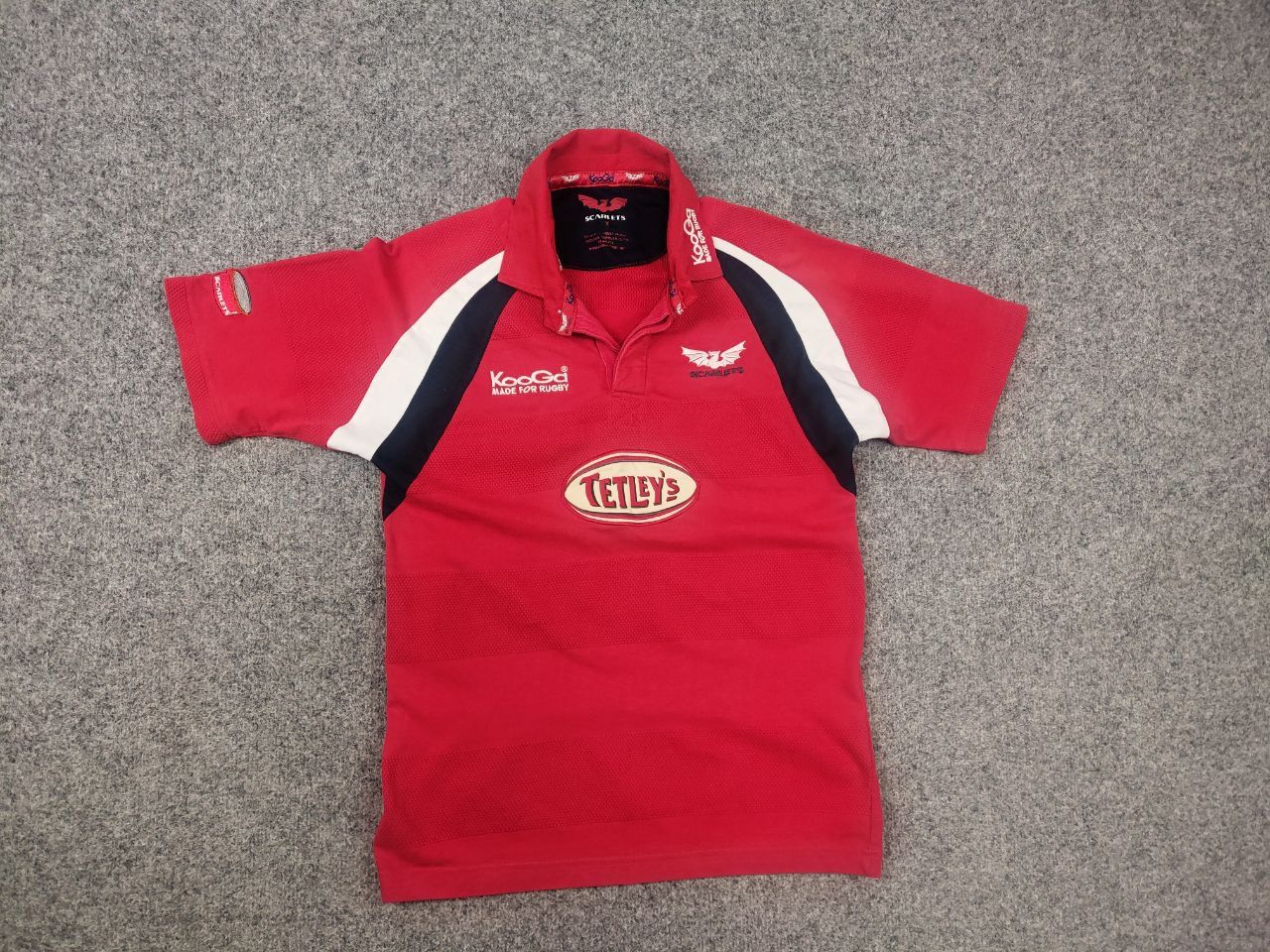 Vintage Llanelli Scarlets Jersey Home Rugby Shirt Vintage KooGa Size US L / EU 52-54 / 3 - 2 Thumbnail