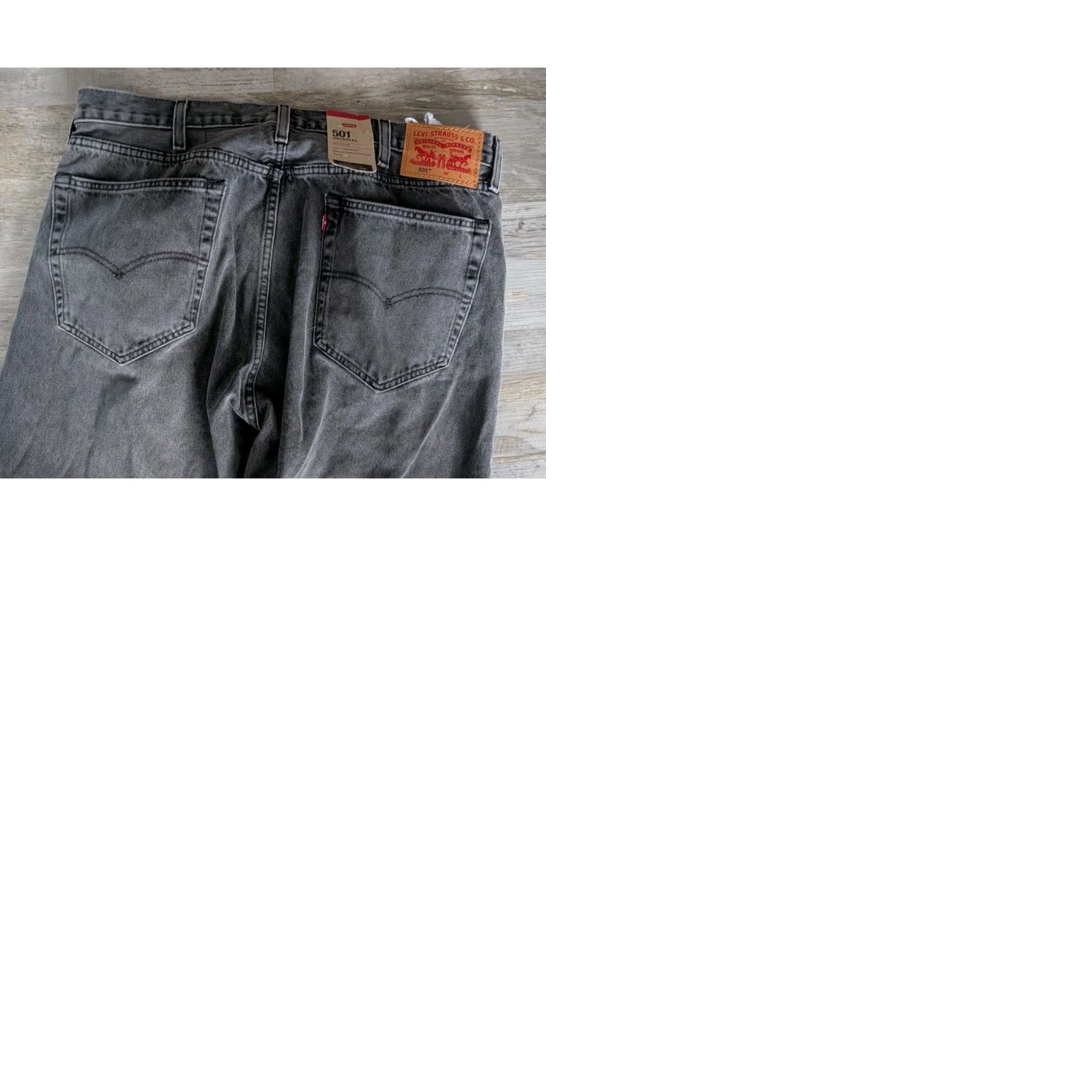 Levi's VINTAGE Levi's 501 Jeans Black 93 Button Fly Straight Leg 40x32 Mens Regular Inseam 32 Denim Cotton Tags NWT 5-Pocket Size US 40 / EU 56 - 10 Thumbnail