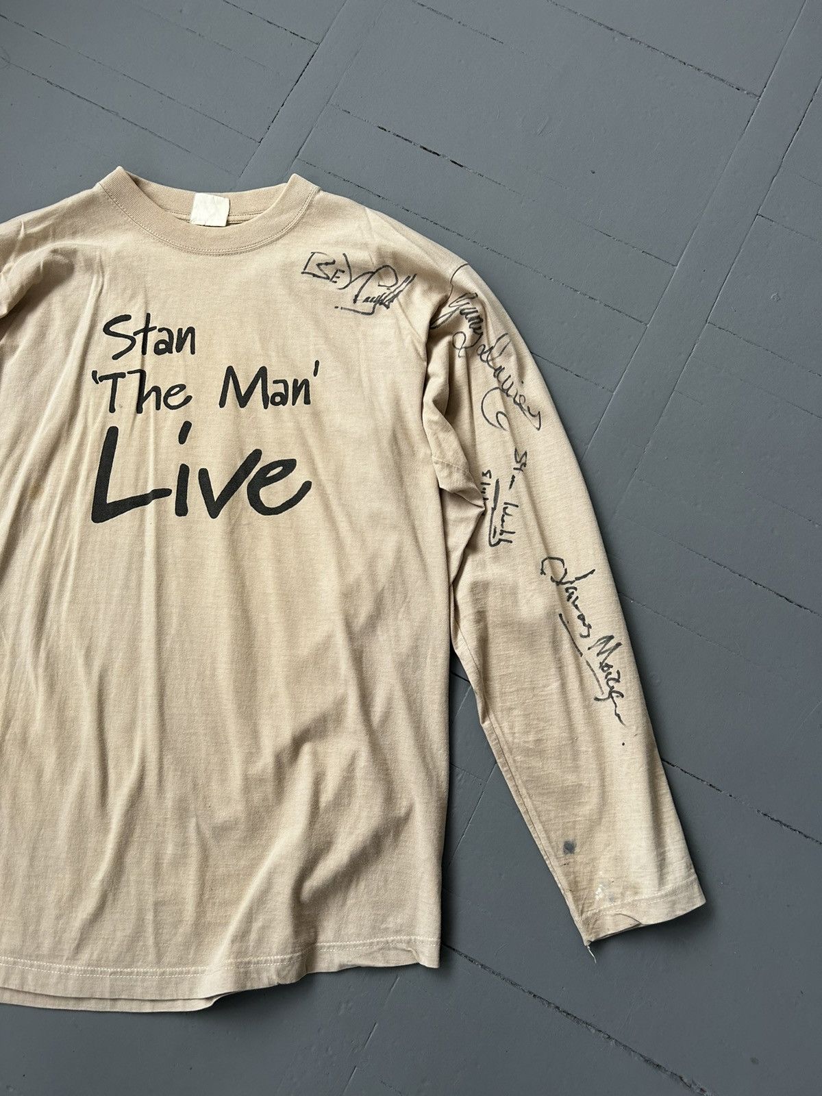 Band Tees Stan The Man long sleeve T-shirt Size US XL / EU 56 / 4 - 3 Thumbnail