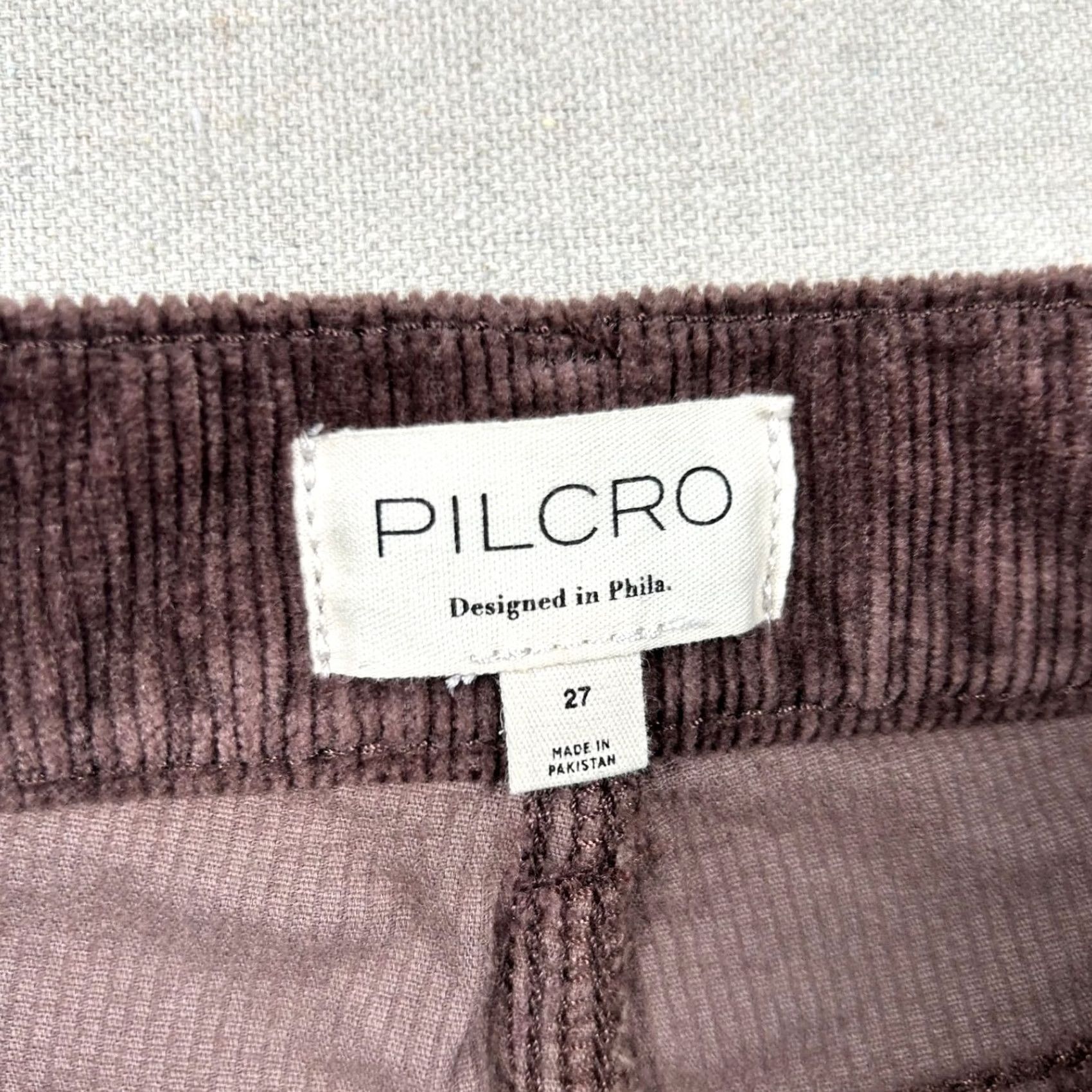 Vintage VINTAGE Pilcro Corduroy Pants Womens 27 The Yaya Boot Cut Crop Chocolate Brown Size 27" / US 4 / IT 40 - 4 Thumbnail
