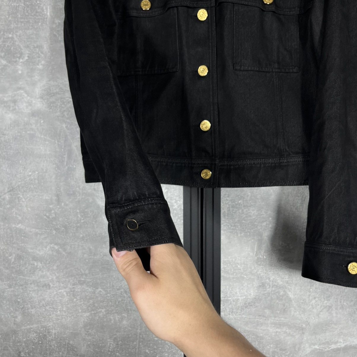 Celine CELINE PARIS PHOEBE PHILO SILK COTTON DENIM TRUCKER JACKET Size US S / EU 44-46 / 1 - 10 Thumbnail