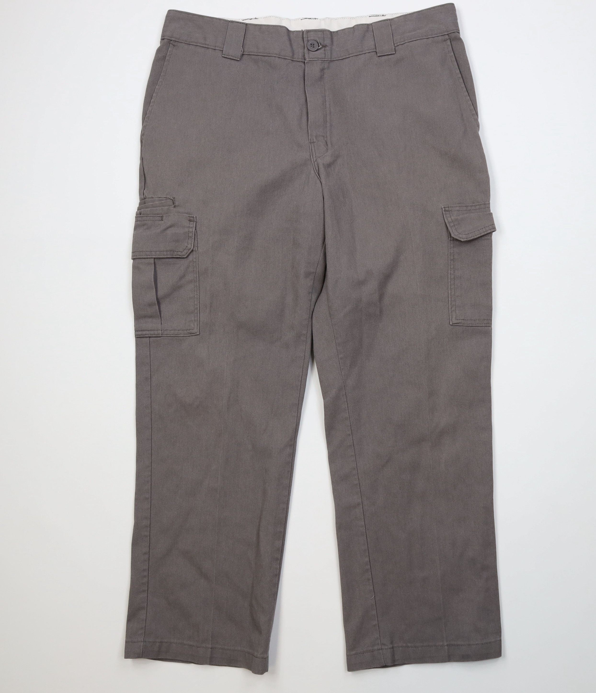 Dickies Vintage Y2K Dickies Straight Wide Leg Cargo Pants Gray Size US 38 / EU 54 - 1 Thumbnail