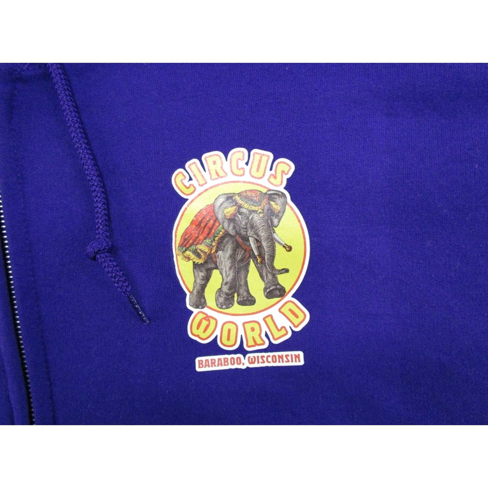 Gildan Gildan Circus World Hoodie Sweatshirt Purple Size L Mens Size US L / EU 52-54 / 3 - 2 Thumbnail
