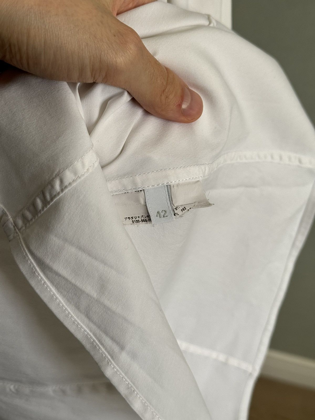 Prada Prada White blouse Size M / US 6-8 / IT 42-44 - 6 Thumbnail