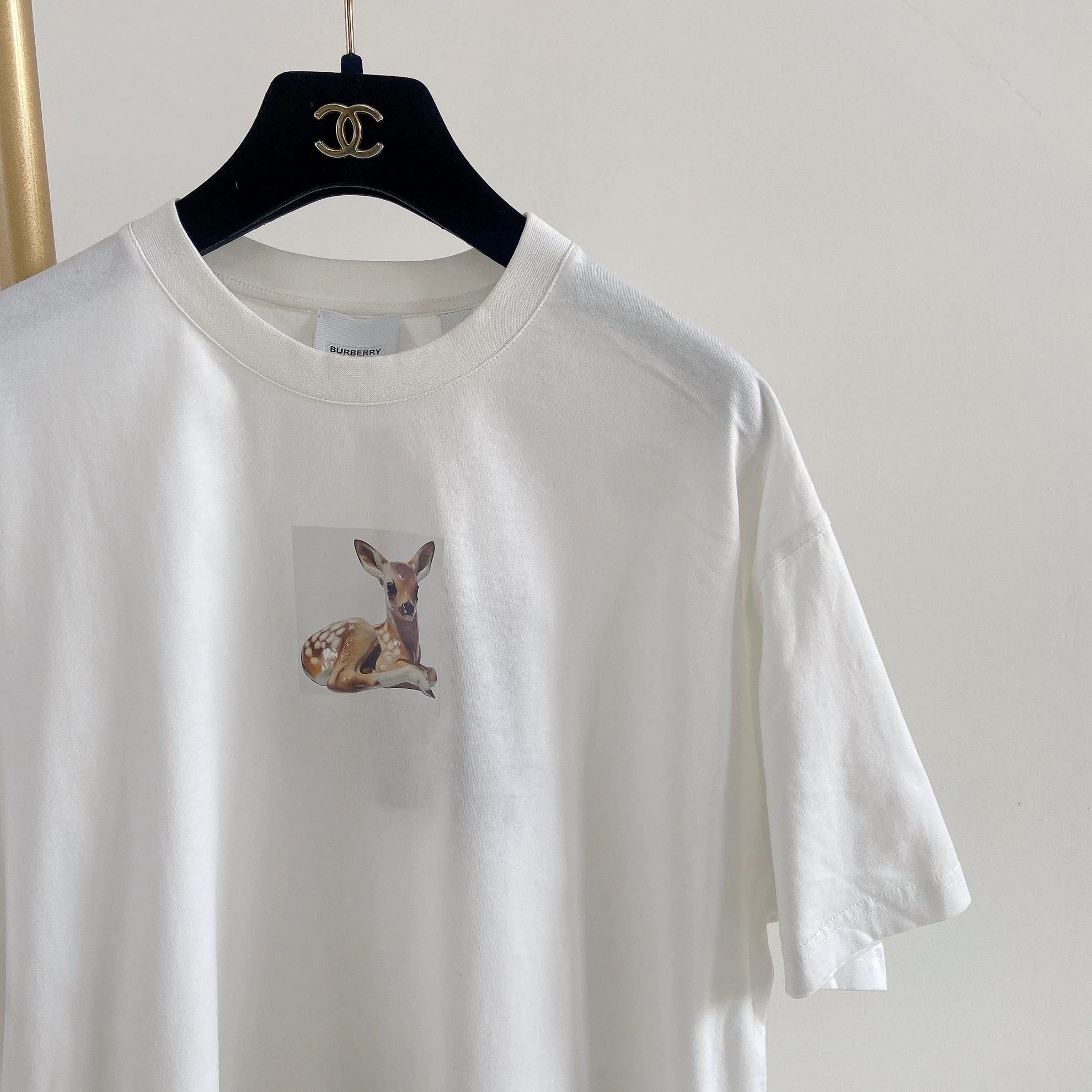 Burberry Burberry Deer Print T-Shirt M with tags Size US M / EU 48-50 / 2 - 4 Thumbnail