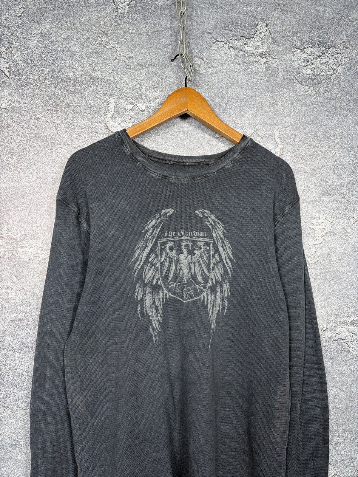 Affliction Affliction The Guardian Sun Faded Distressed Long Sleeve Size US XL / EU 56 / 4 - 3 Thumbnail