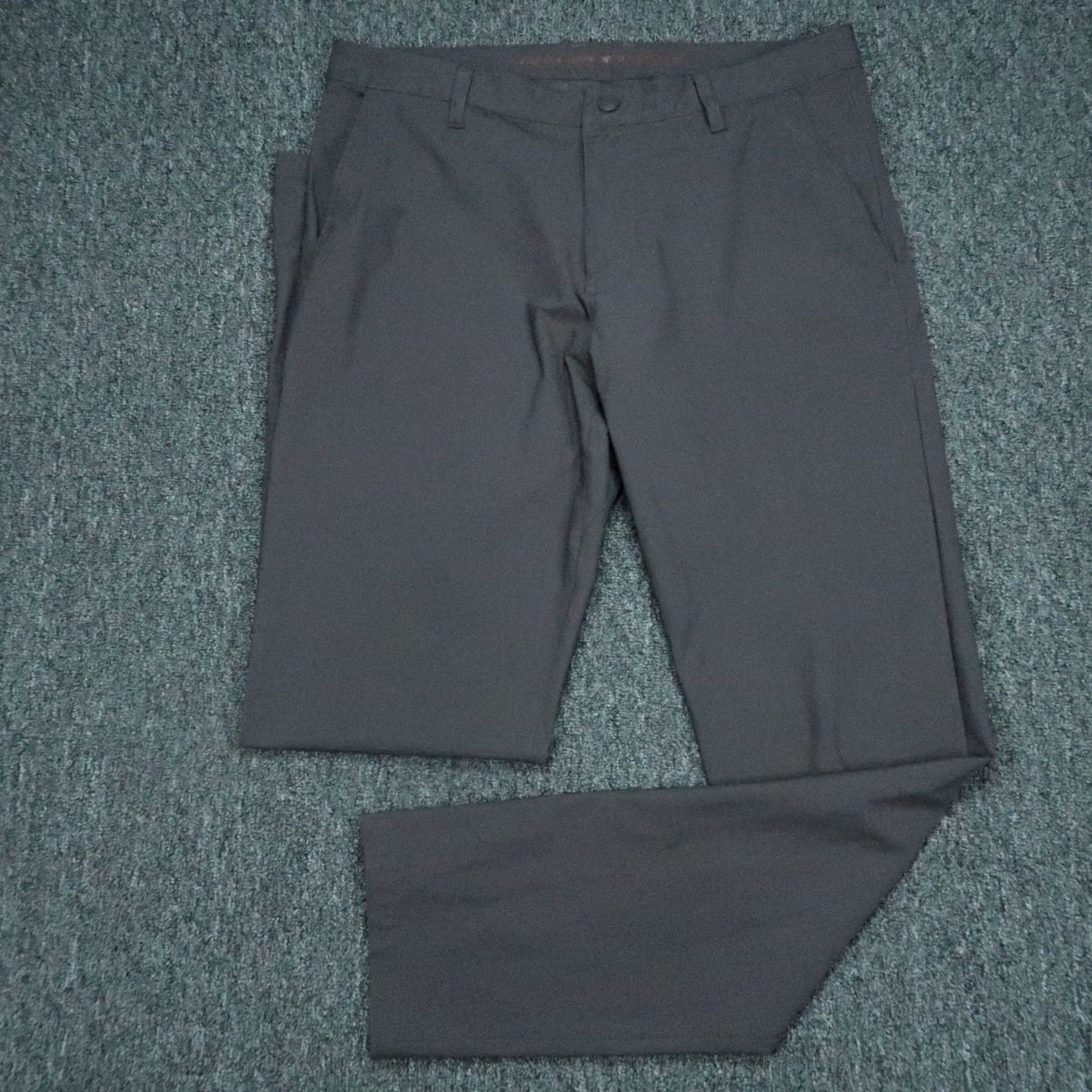 Rhone Rhone Pants Mens 34x32 Gray Commuter Stretch Zip Pocket Straight Stretch Size US 34 / EU 50 - 2 Thumbnail