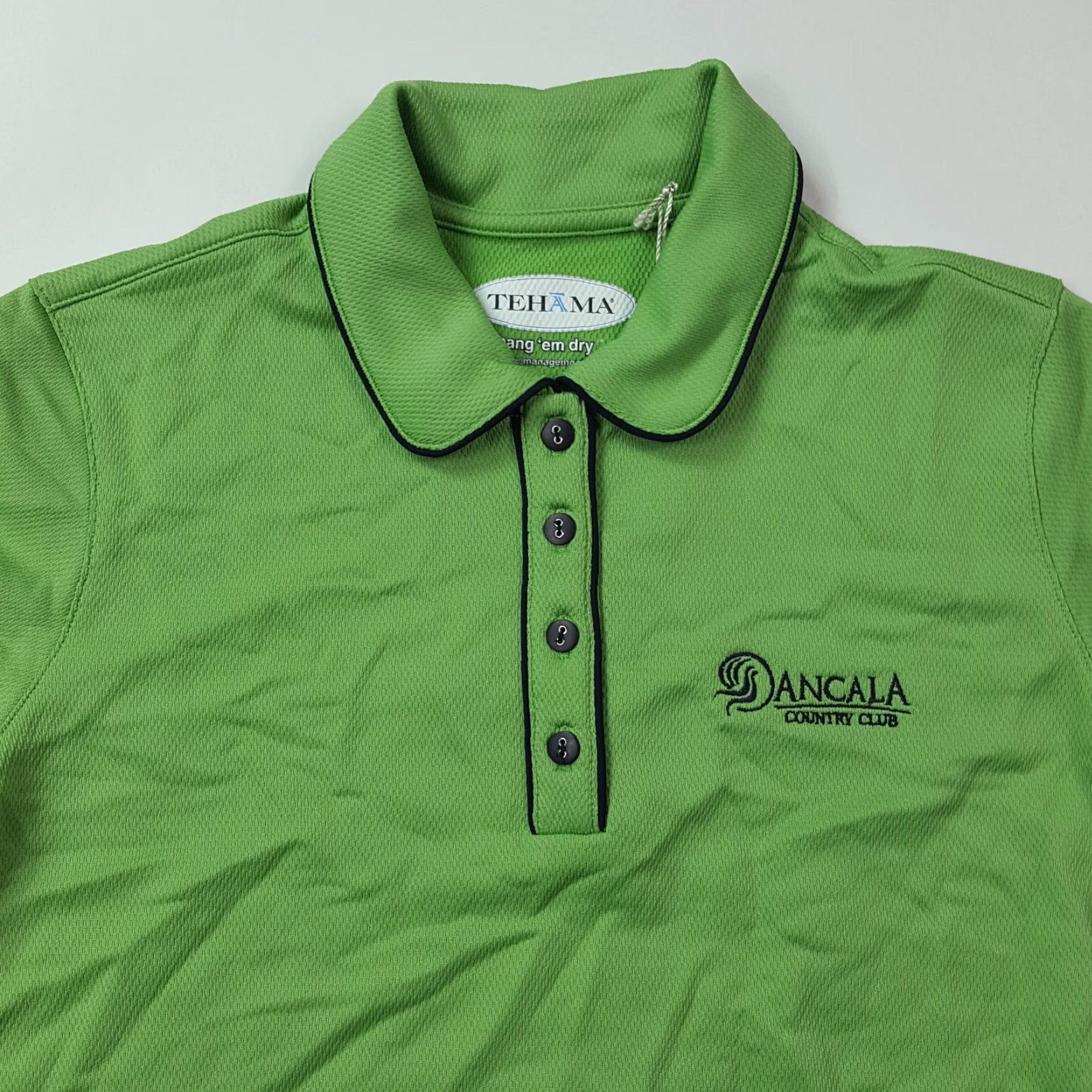 Vintage VINTAGE Tehama Polo Shirt Women's M Green Collared Tennis Golf Shirt Size M / US 6-8 / IT 42-44 - 2 Thumbnail