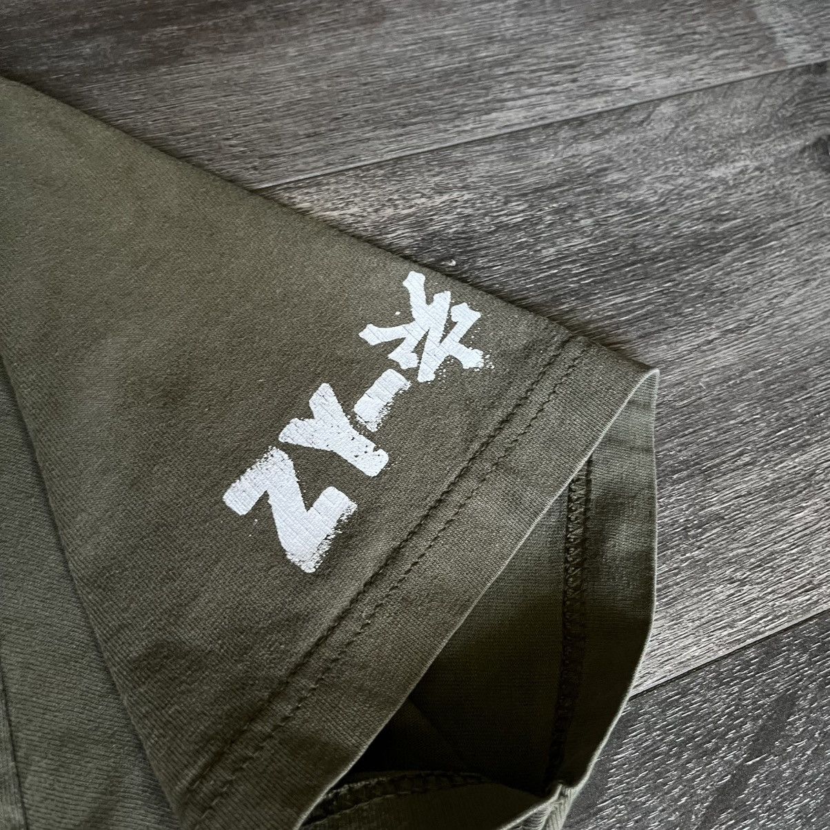 Zoo York Vintage 2000s Y2K Zoo York Skate Olive Green Washed Logo Tee Size US L / EU 52-54 / 3 - 5 Thumbnail