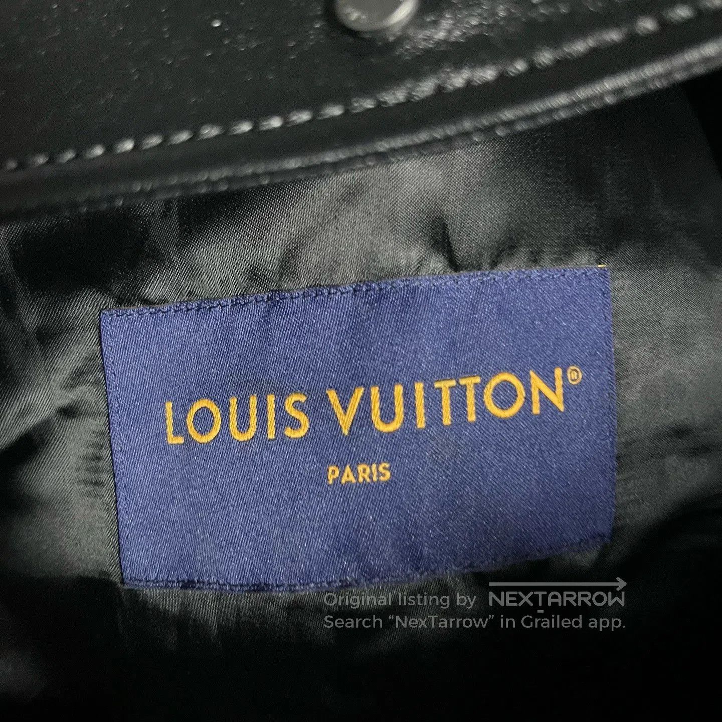 Louis Vuitton louis vuitton black logo striped baseball jacket. Size US L / EU 52-54 / 3 - 4 Thumbnail