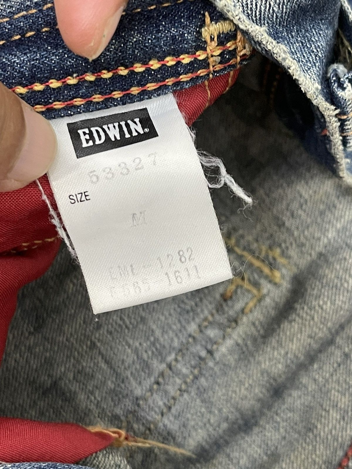 Edwin Flare Jeans Edwin Japan Faded Distres Low Rise Boot Cut 8🟦5 Size US 30 / EU 46 - 20 Thumbnail