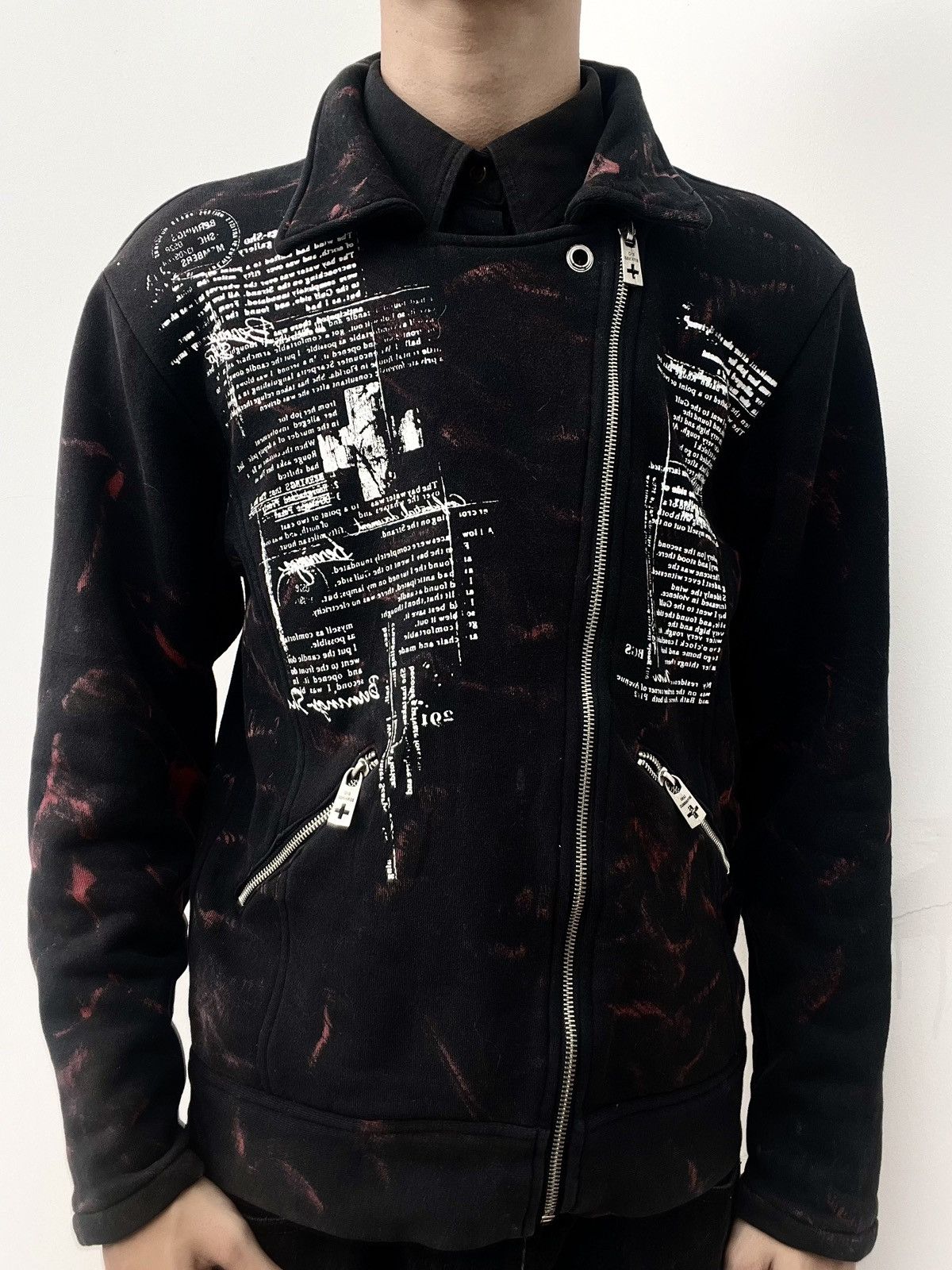 If Six Was Nine Berning Sho Avant-garde Biker Jacket Size US L / EU 52-54 / 3 - 3 Thumbnail