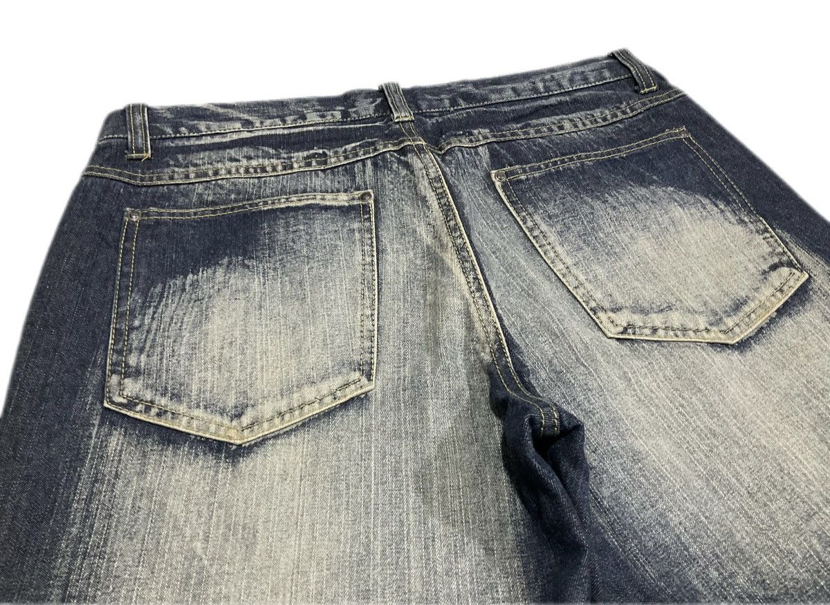 If Six Was Nine × Japanese Brand × Le Grande Bleu (L.G.B.) 🔥Sick Y2K Topism Mud Wash Flared Denim Size US 32 / EU 48 - 8 Thumbnail