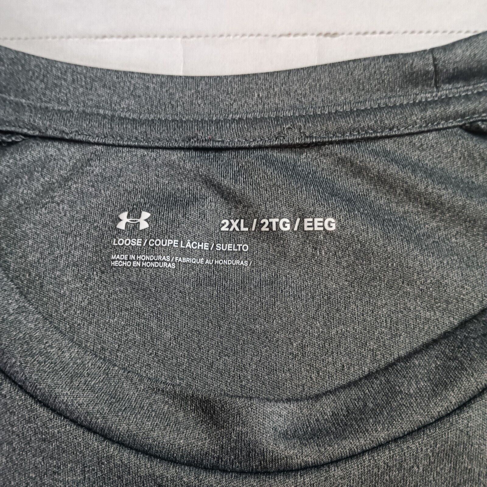 Under Armour Under Armour Shirt Men's 2XL Big Logo Wicking Crew Neck Tee Size US XXL / EU 58 / 5 - 3 Thumbnail