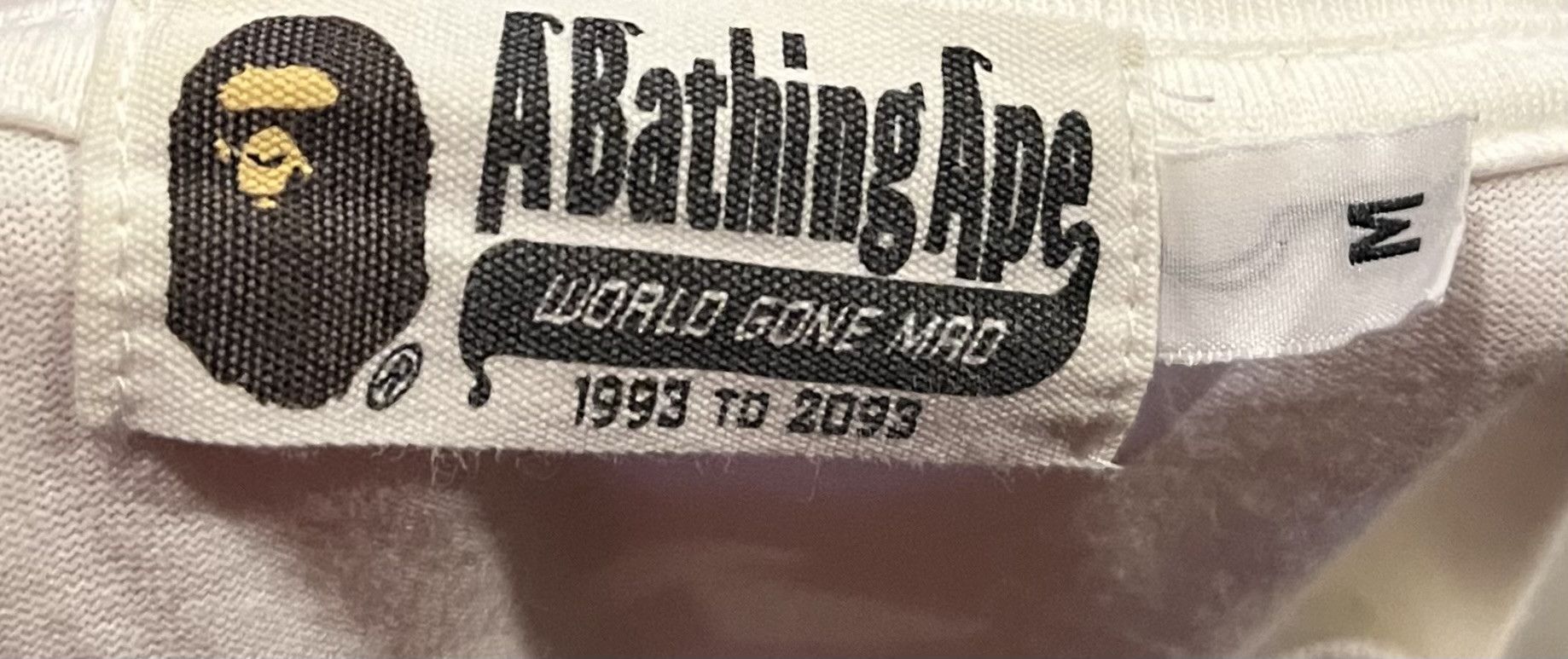 Bape Bape logo tee shirt Size US M / EU 48-50 / 2 - 4 Thumbnail