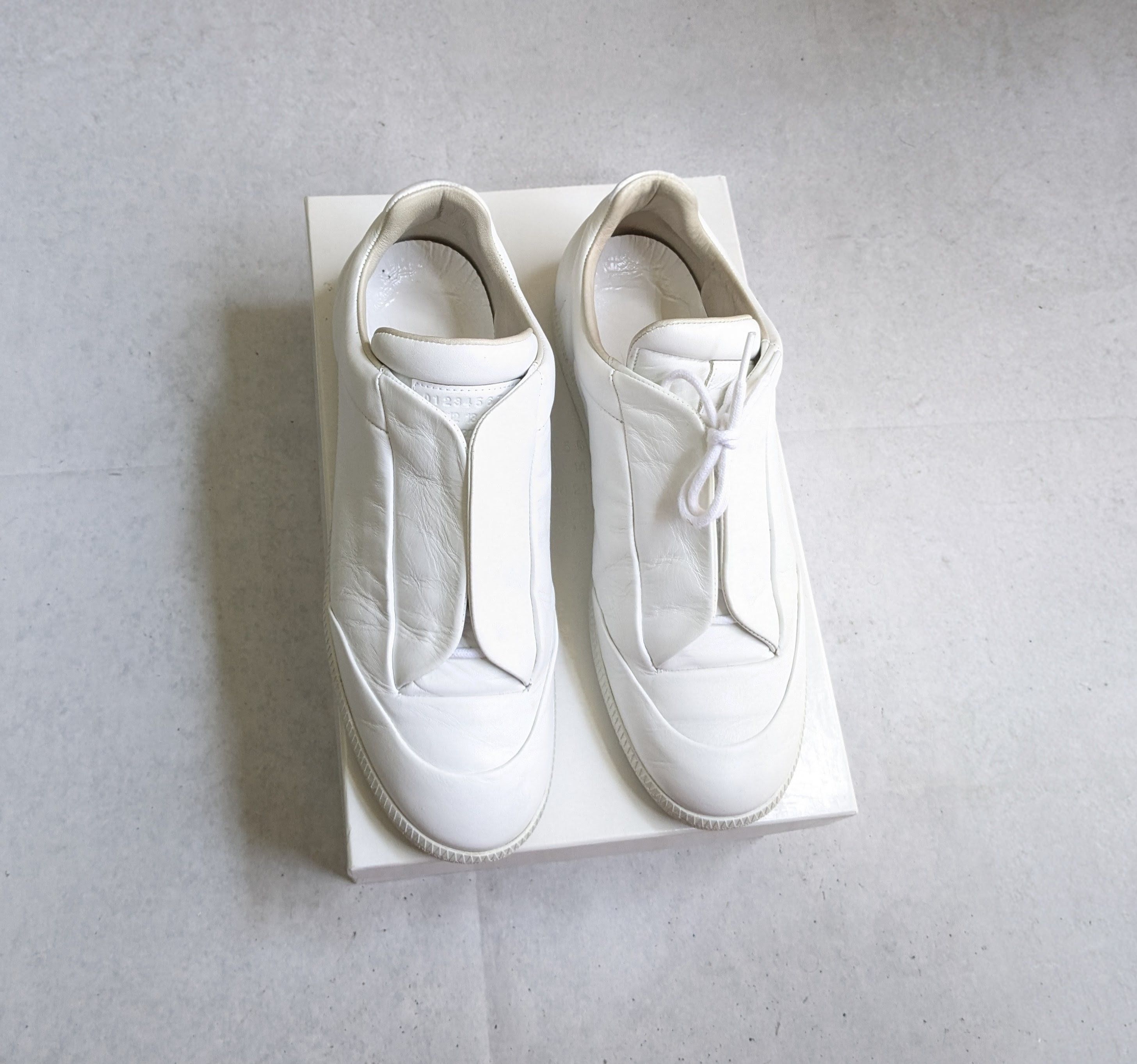 Maison Margiela 40 Maison Margiela Future Low White Leather
