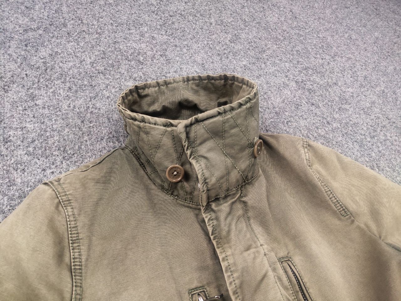 Zadig & Voltaire Zadig & Voltaire Design Caban Military Jacket Vintage Canvas Size US S / EU 44-46 / 1 - 9 Thumbnail