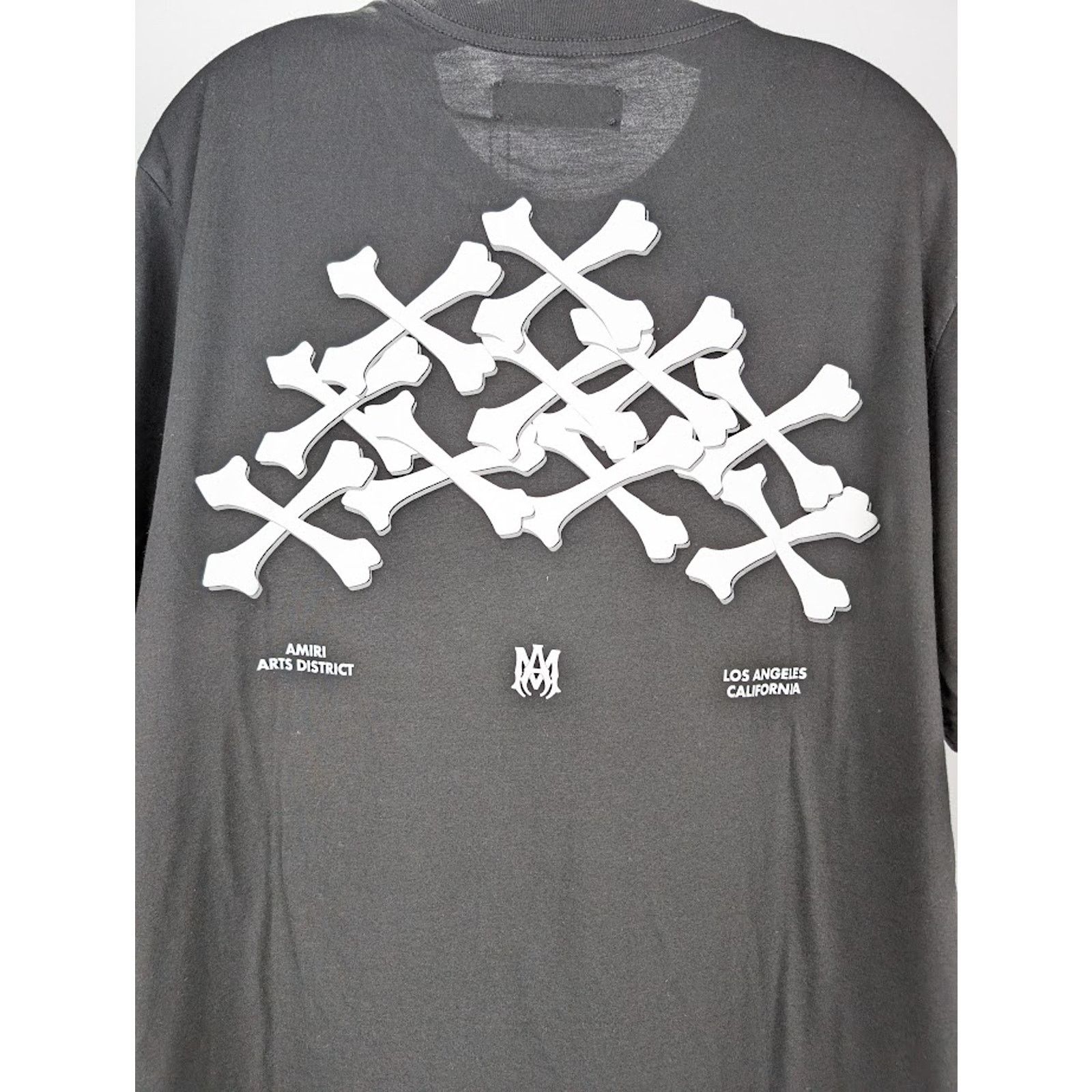 Amiri o1rshd1 Retail Exclusive Bones Tee Shirt in Black Size US XXL / EU 58 / 5 - 13 Thumbnail