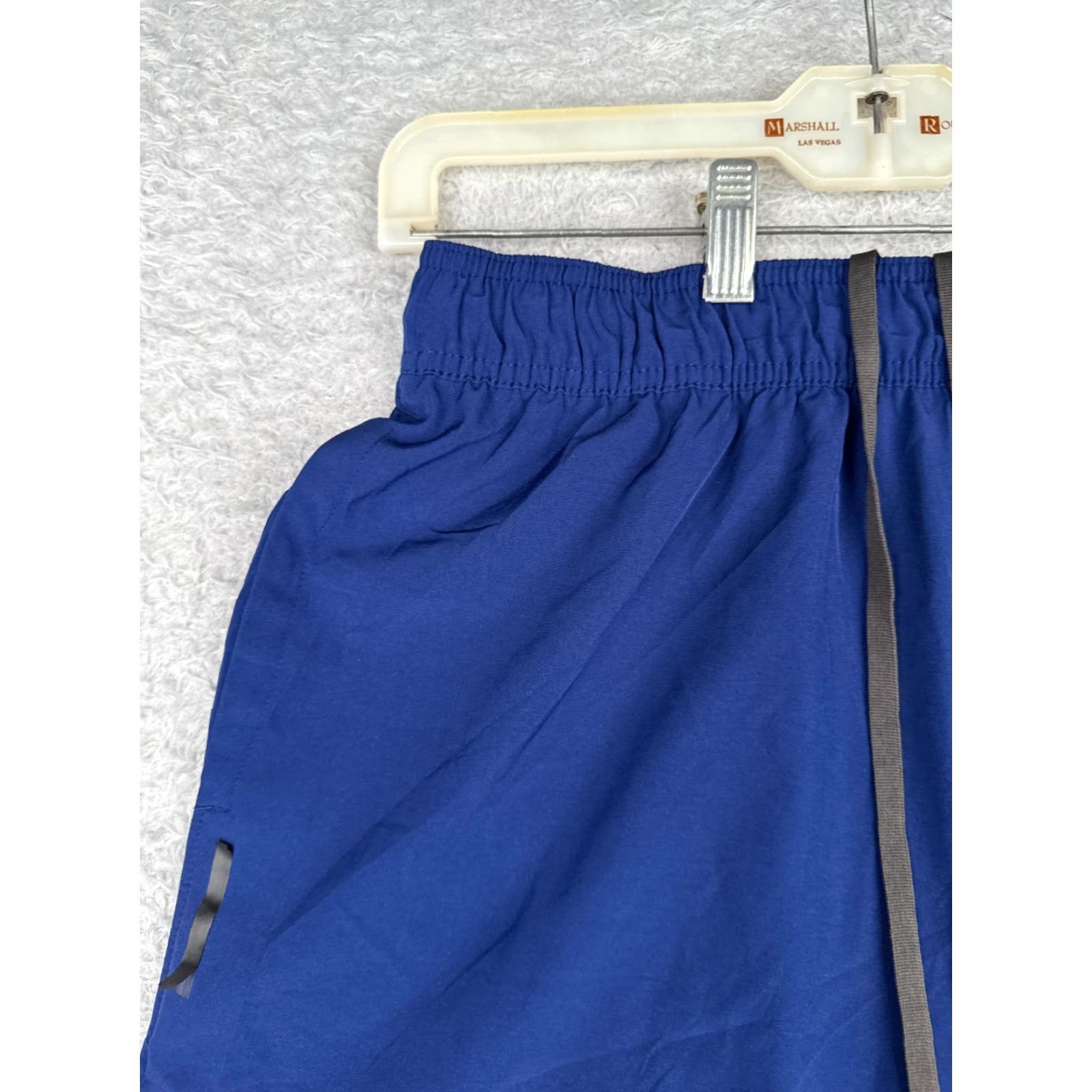 Vintage VINTAGE is not applicable; RBX Shorts Mens Large Blue X-Dri 100% Polyester Sweat Gym Run Running Drawstring Size US 33 - 4 Thumbnail