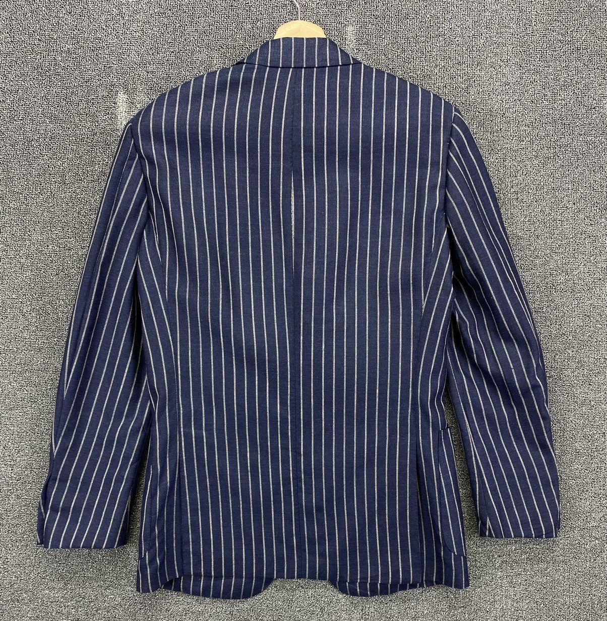 Vintage Vintage Gian Franco Homme Striped Coat Jacket Size US M / EU 48-50 / 2 - 11 Thumbnail
