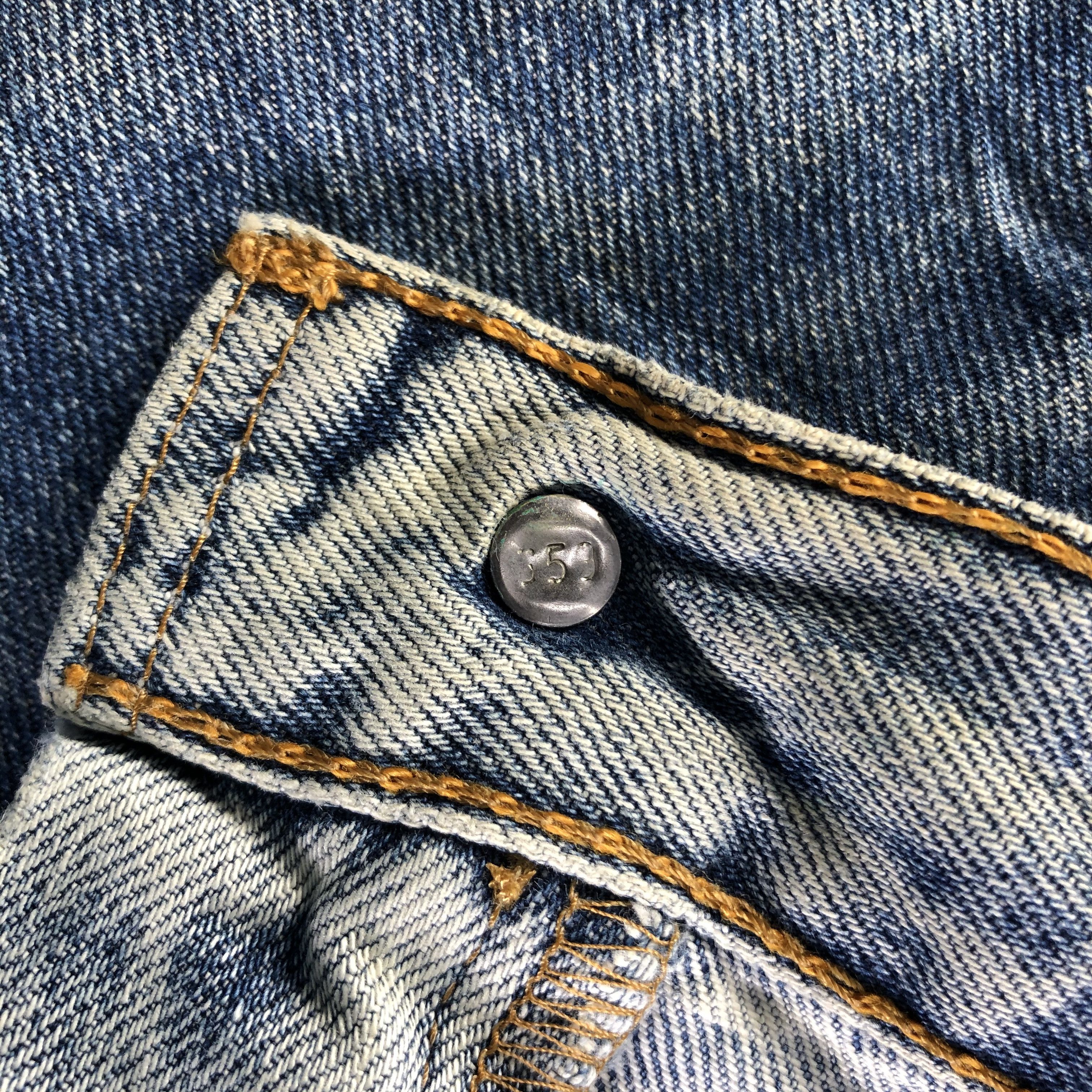 Levi's Vintage 90s Blue Wash Levis 508 Jeans-J3909 Size US 34 / EU 50 - 11 Thumbnail