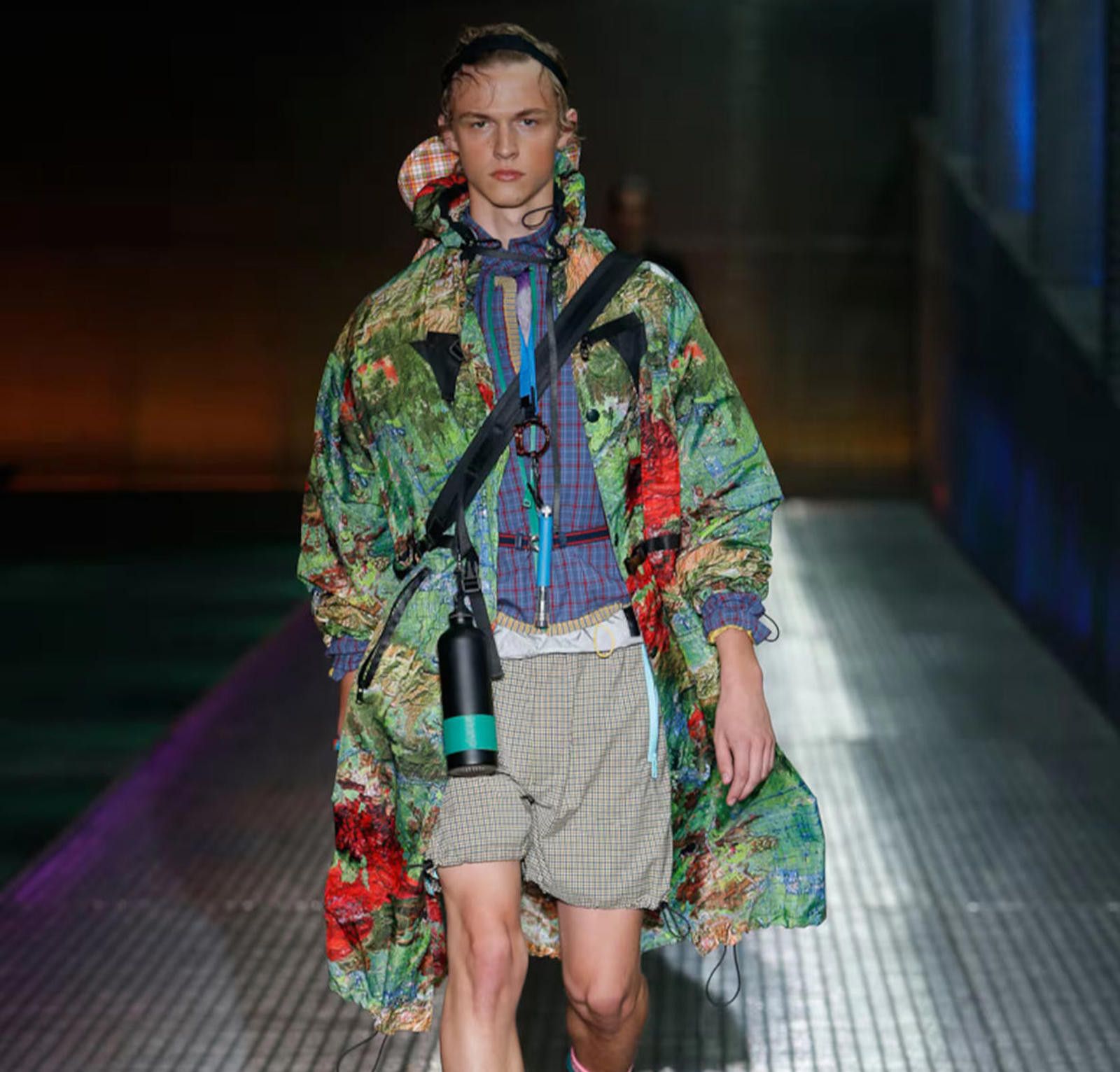 Prada Prada Milano SS16 Wool Taped Zip Tech Plaid Blouson Jacket S Size US S / EU 44-46 / 1 - 2 Thumbnail