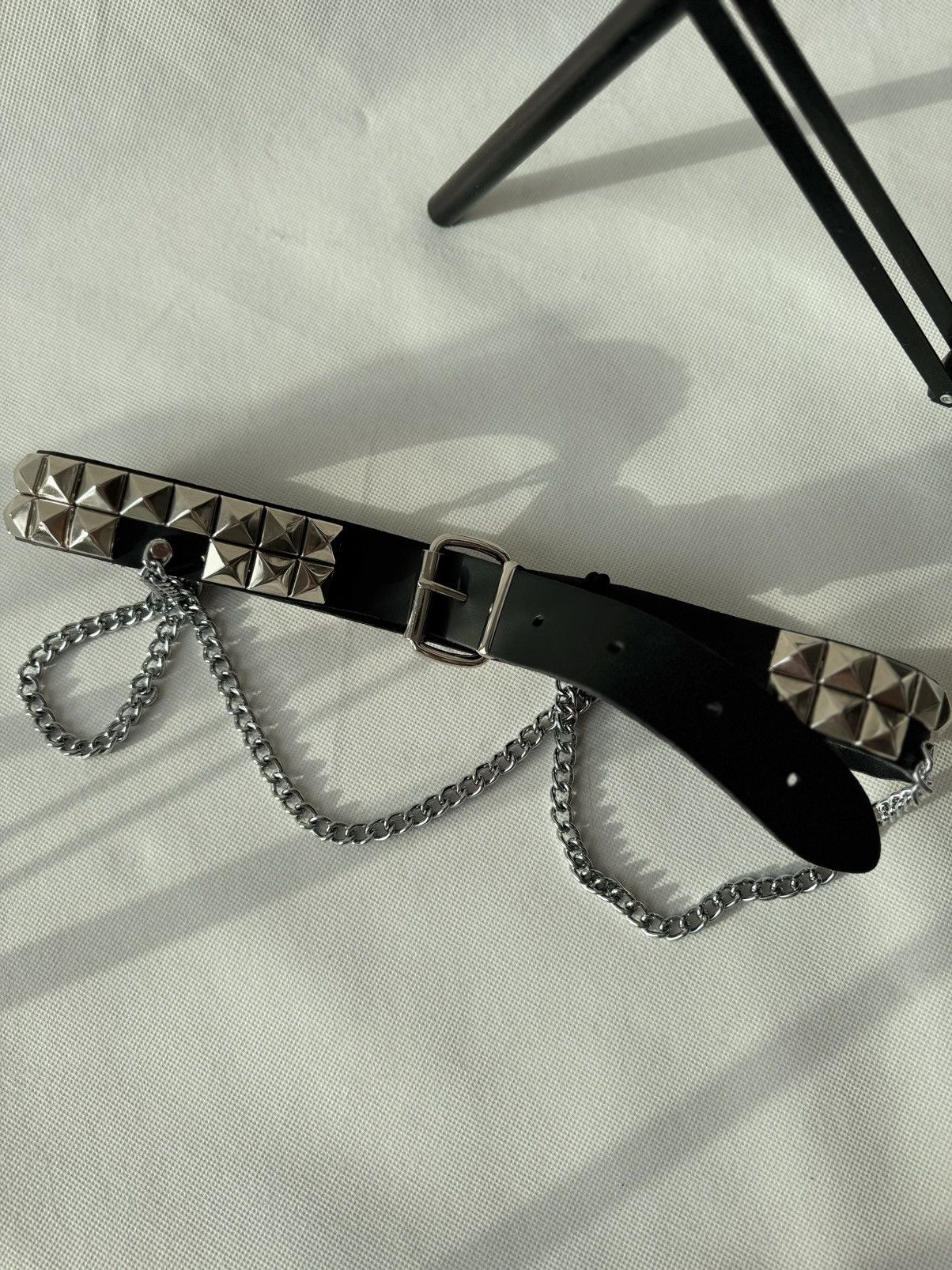 Hysteric Glamour × Japanese Brand Vintage Belts Y2K Rhinestones Punk leather belt Japanese Size ONE SIZE - 15 Thumbnail