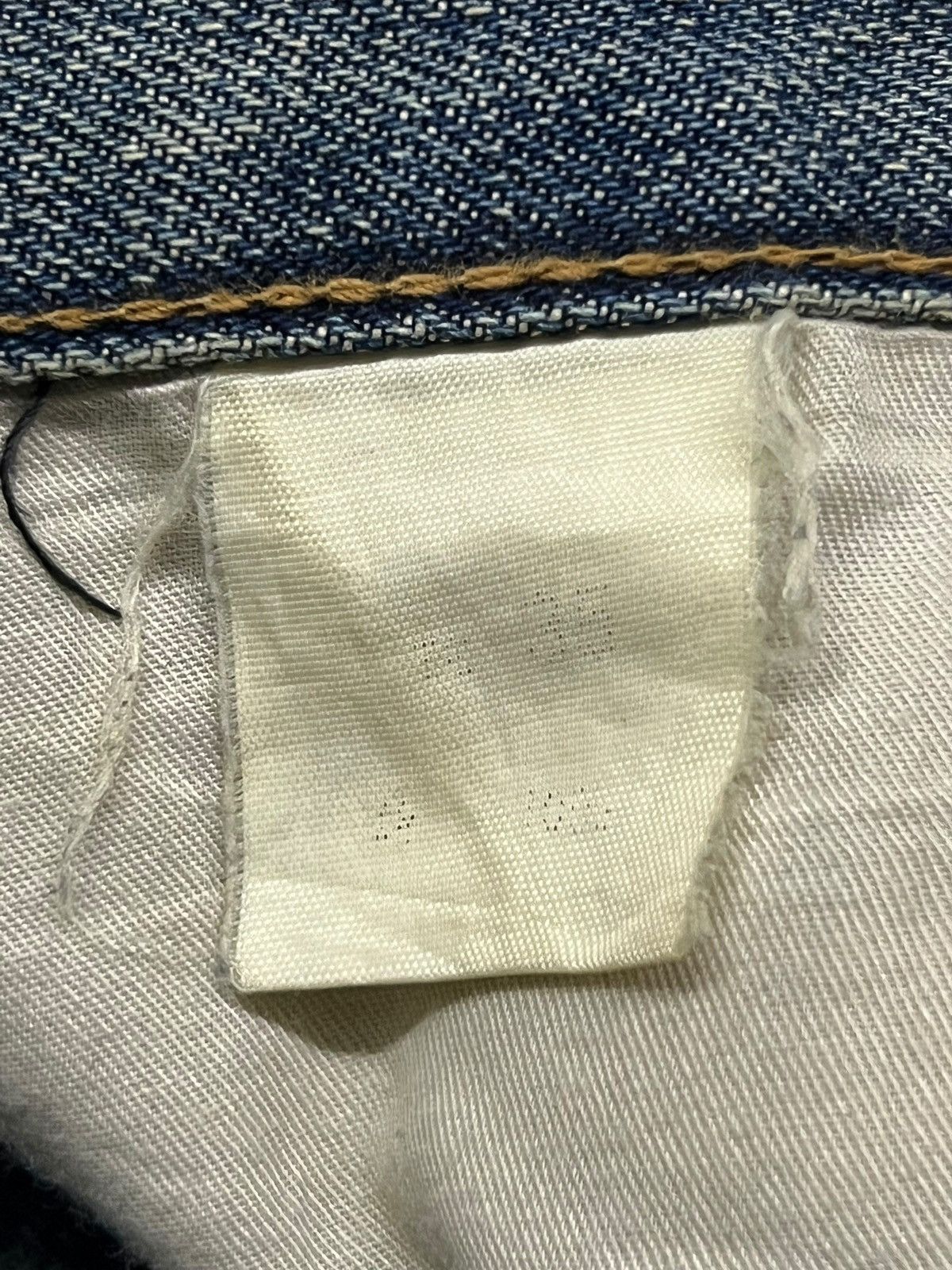 Japanese Brand Vintage Denim Of Gate MON Japan - Faded Mud Wash, Distressed Size US 35 - 14 Thumbnail