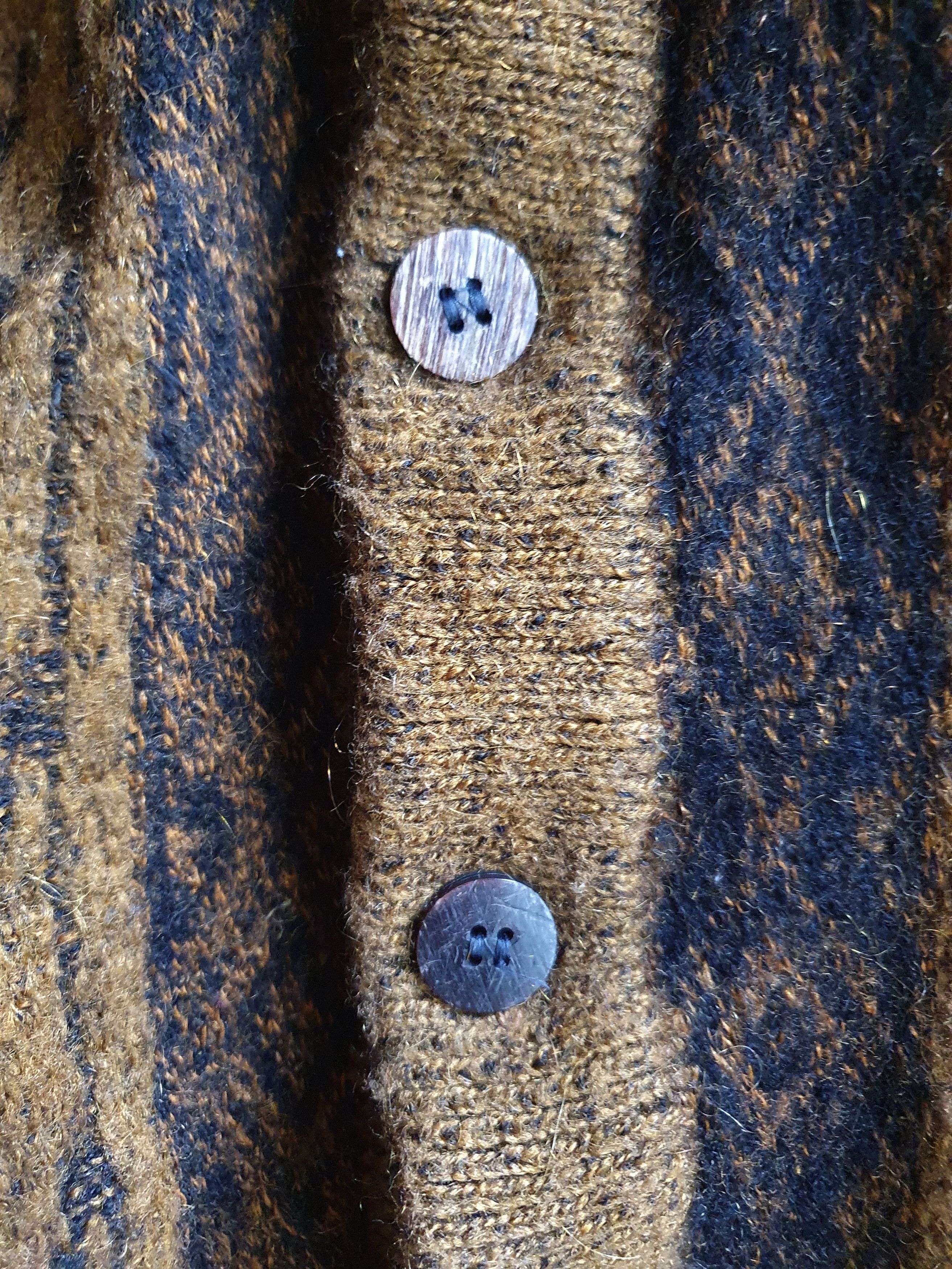 Ermenegildo Zegna Vintage Ermenegildo Zegna Textured Mohair-Blend Cardigan Size US S / EU 44-46 / 1 - 8 Thumbnail