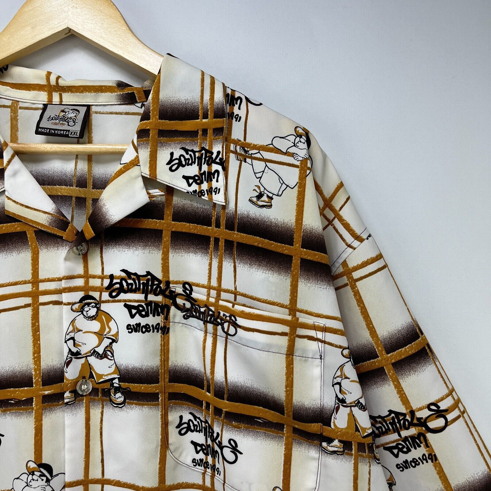 Southpole × Vintage Vintage Y2K South Pole Baggy Button Shirt Hip Hop 2XL Skater Size US XL / EU 56 / 4 - 3 Thumbnail