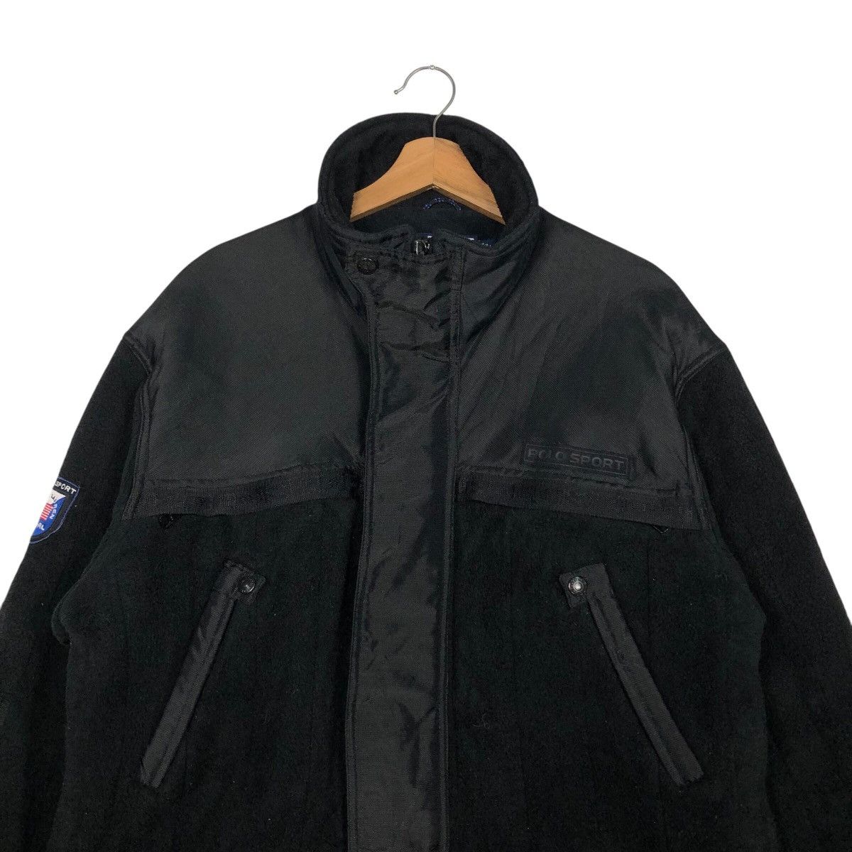 Ralph Lauren 📌Vintage Polo Sport Ralph Lauren Rich Black Zipper Ski Wear Size US L / EU 52-54 / 3 - 4 Thumbnail